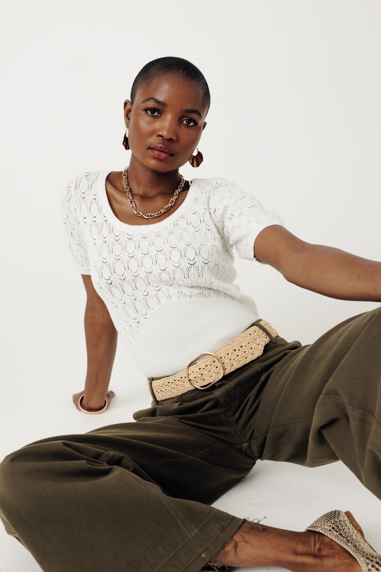 Eco-responsible jumper - Ecru