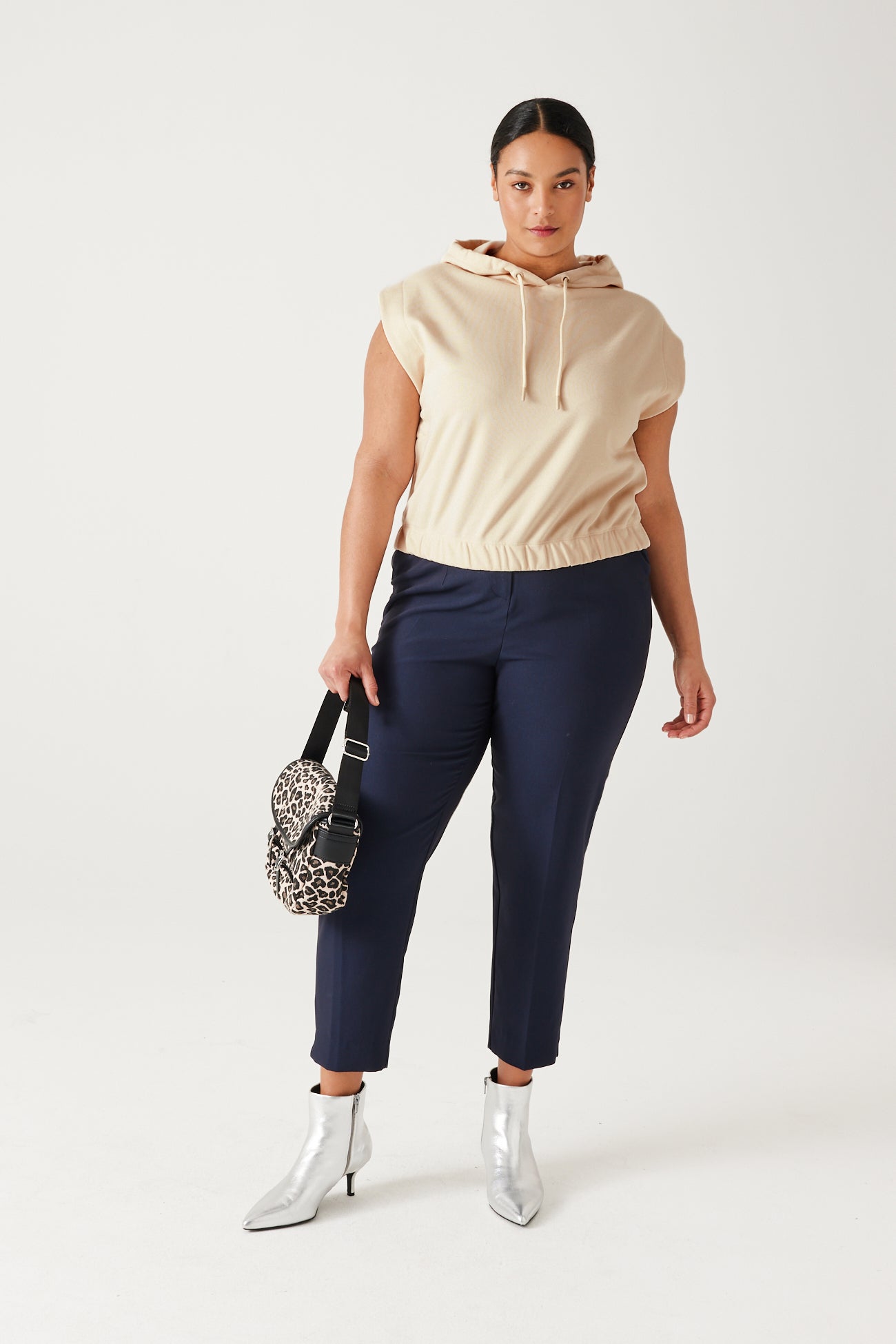 Hooded sweatshirt - Beige