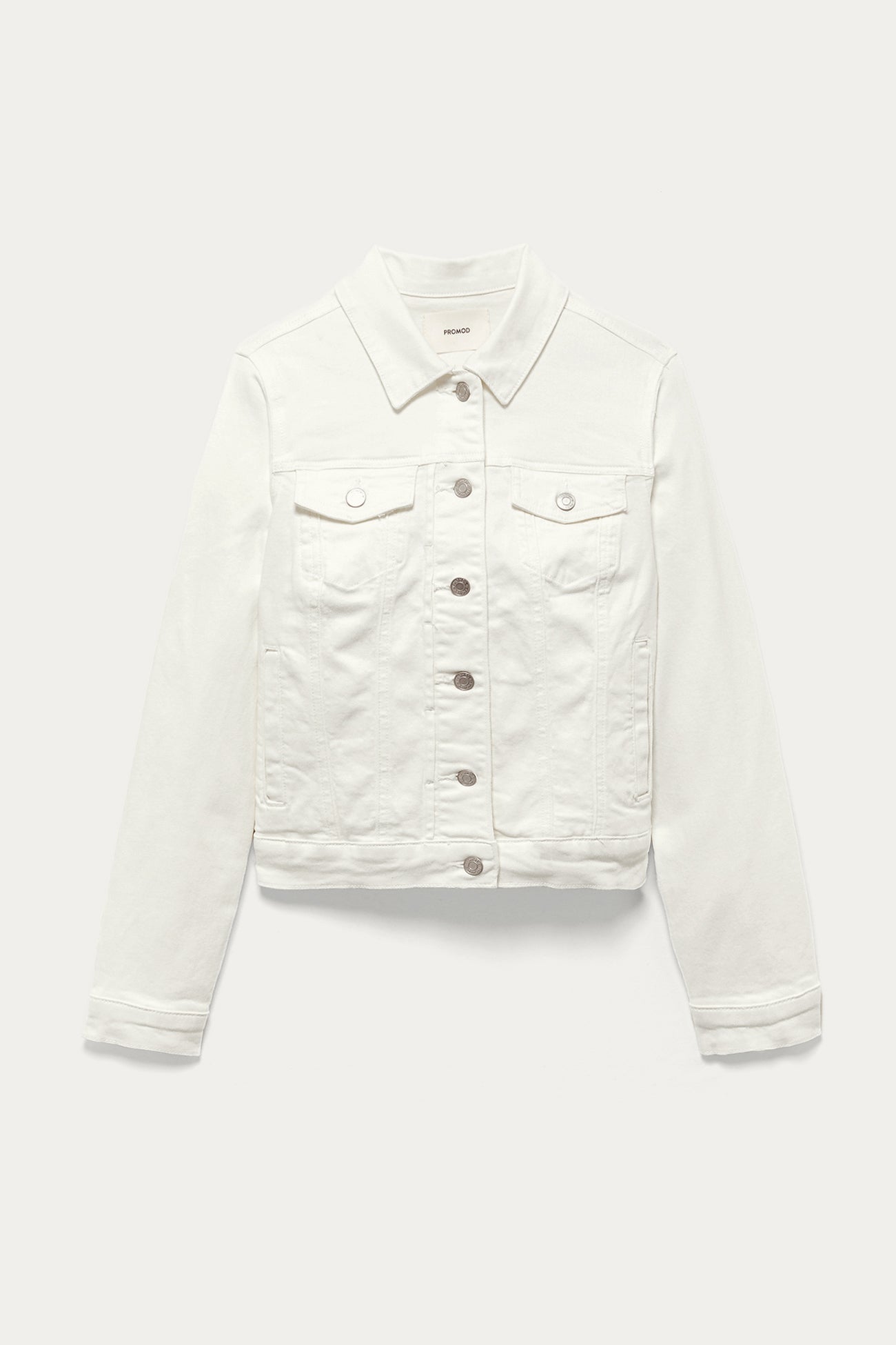 Relaxed denim jacket - Ecru