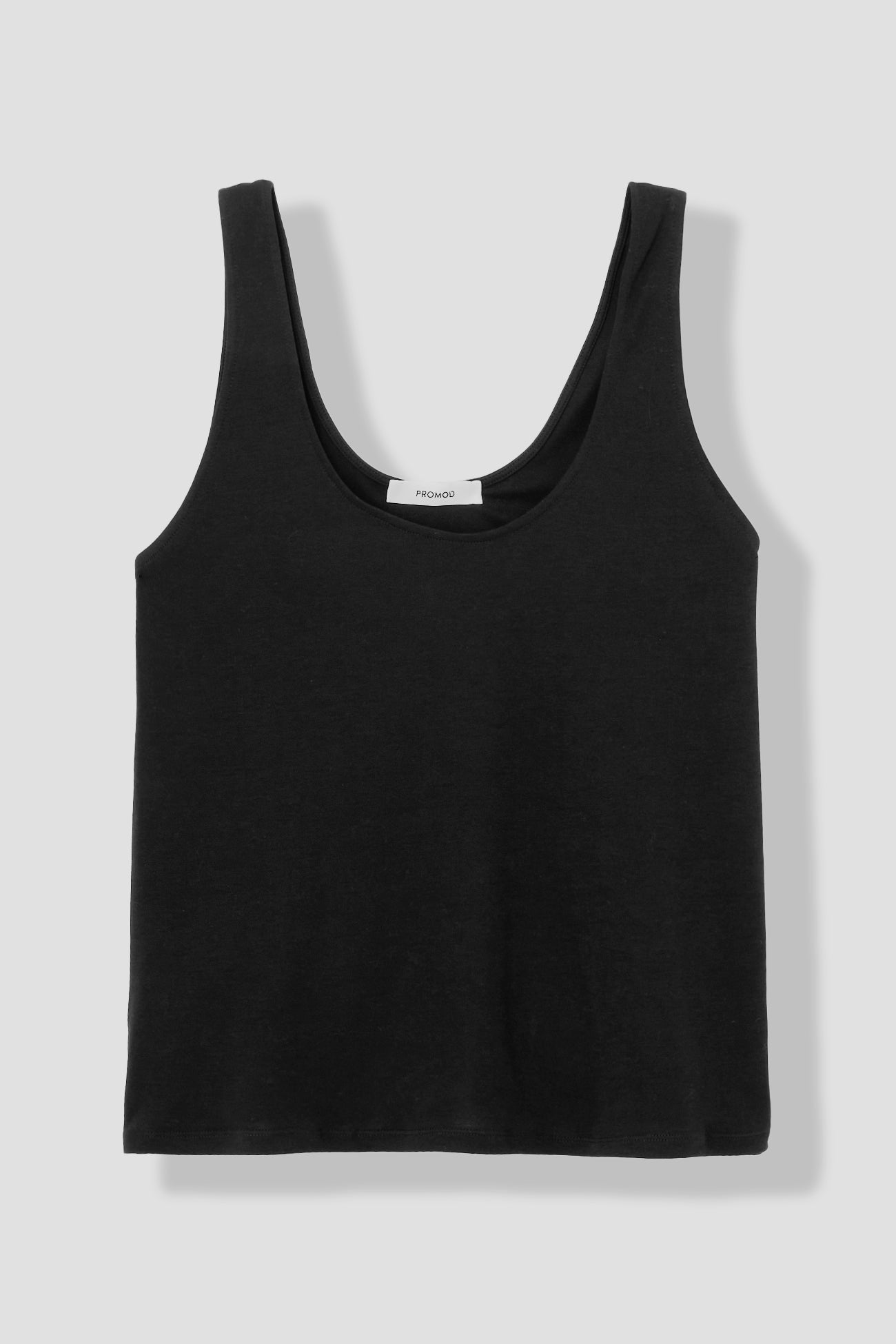 Sleeveless jersey top - Ecru