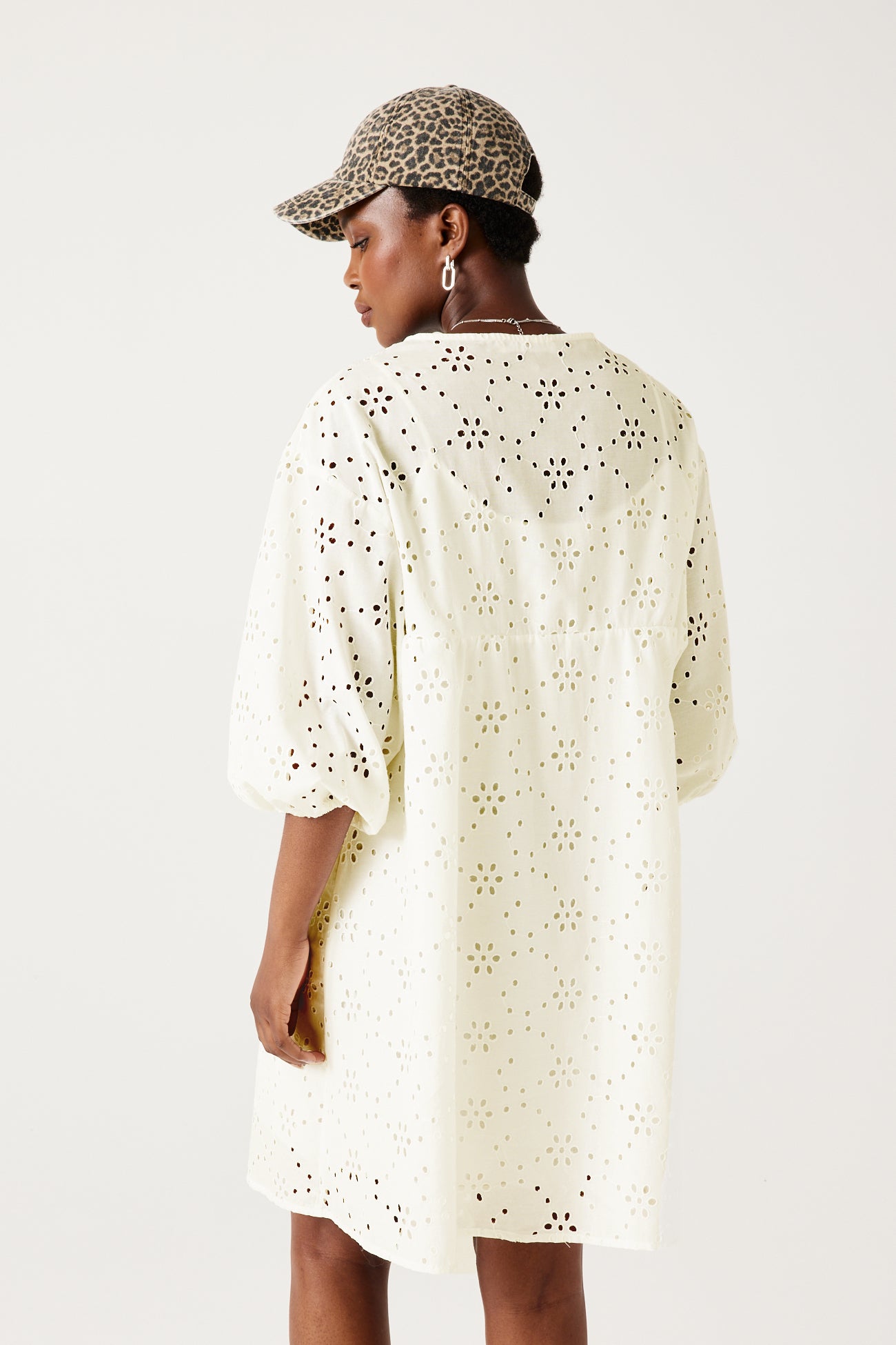 Broderie anglaise dress - Black