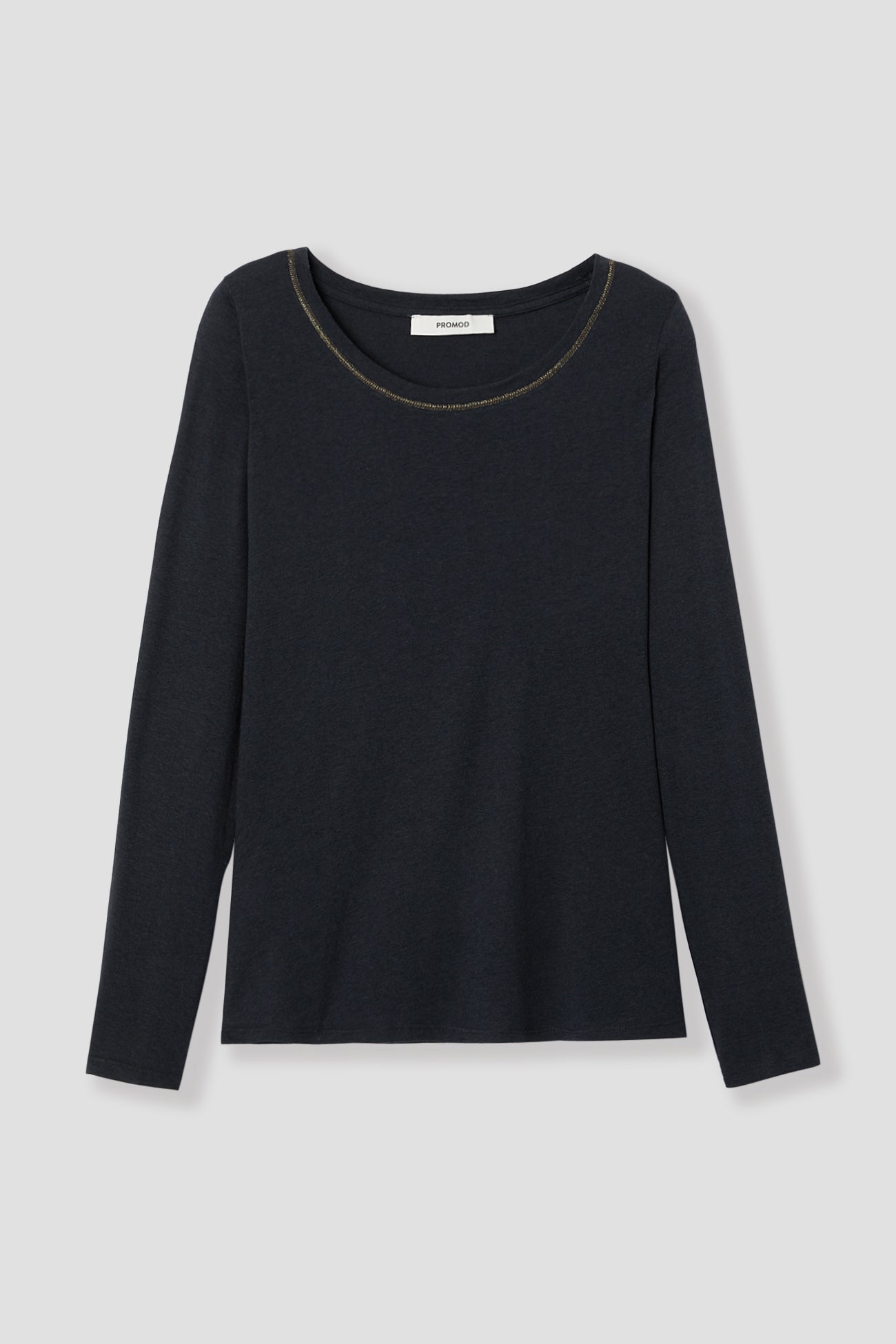 Round-neck top - Ecru