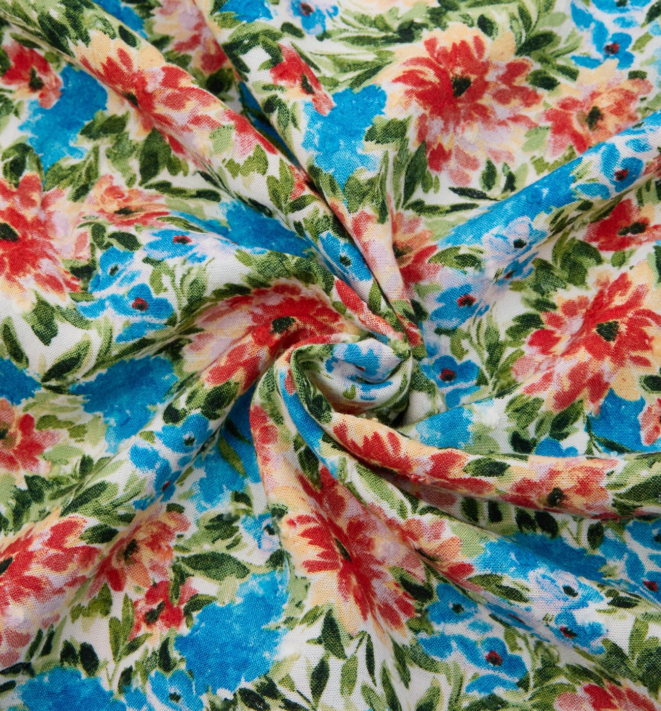 3m viscose fabric cut - Ecru print