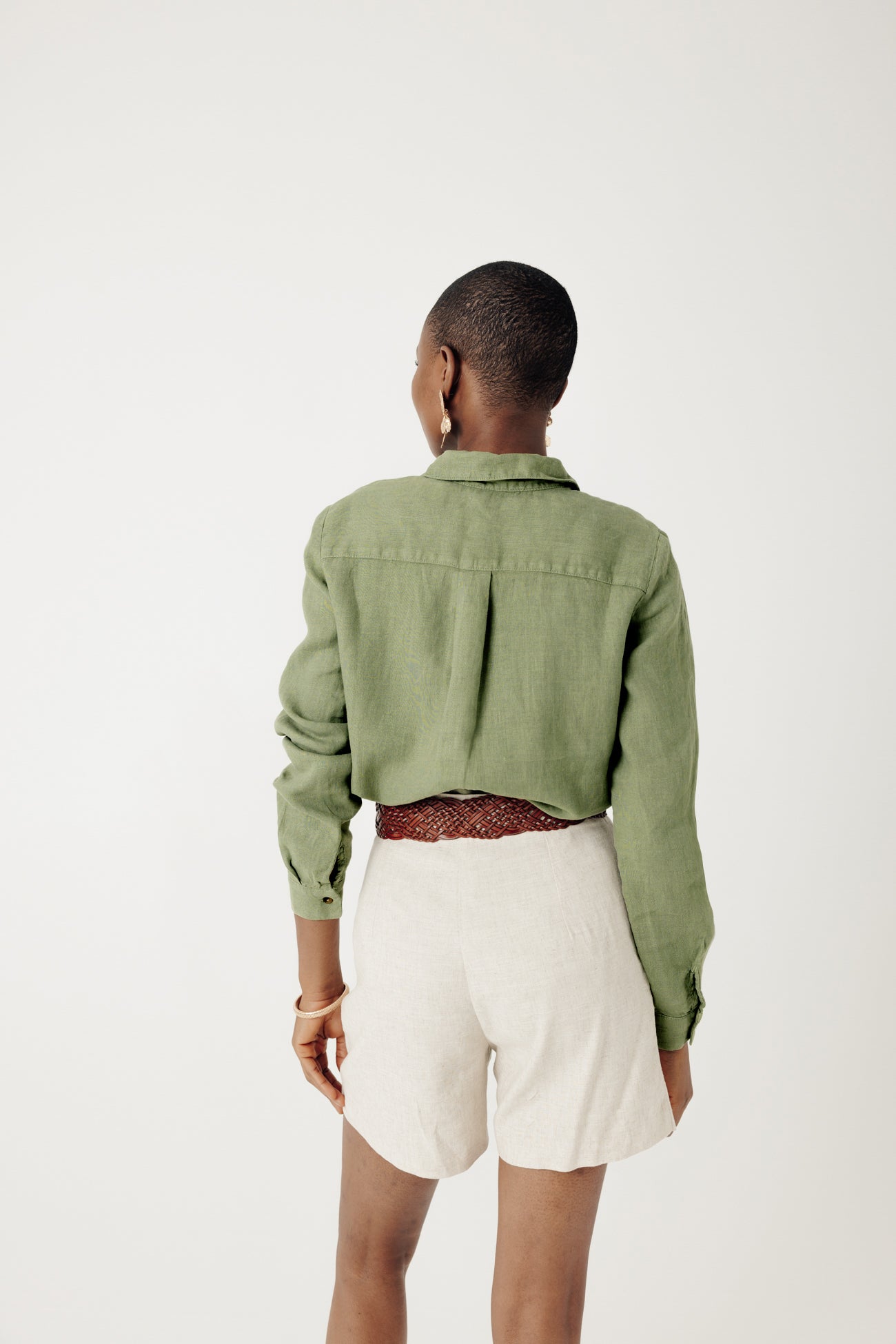 Linen shirt - Soft pink