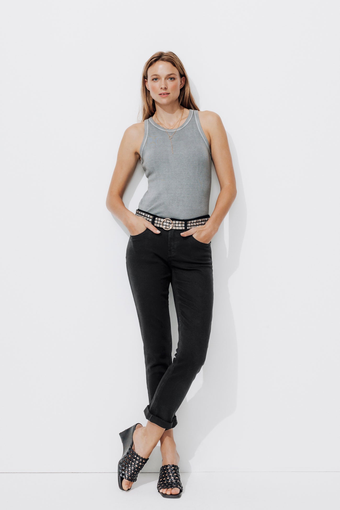 LUCIEN girlfriend jeans - Denim