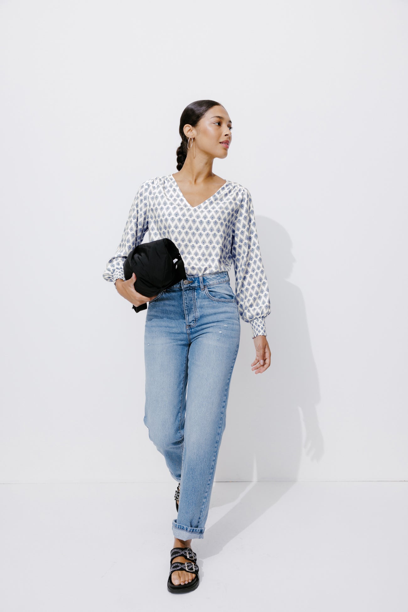 Patterned blouse - Multicolour print