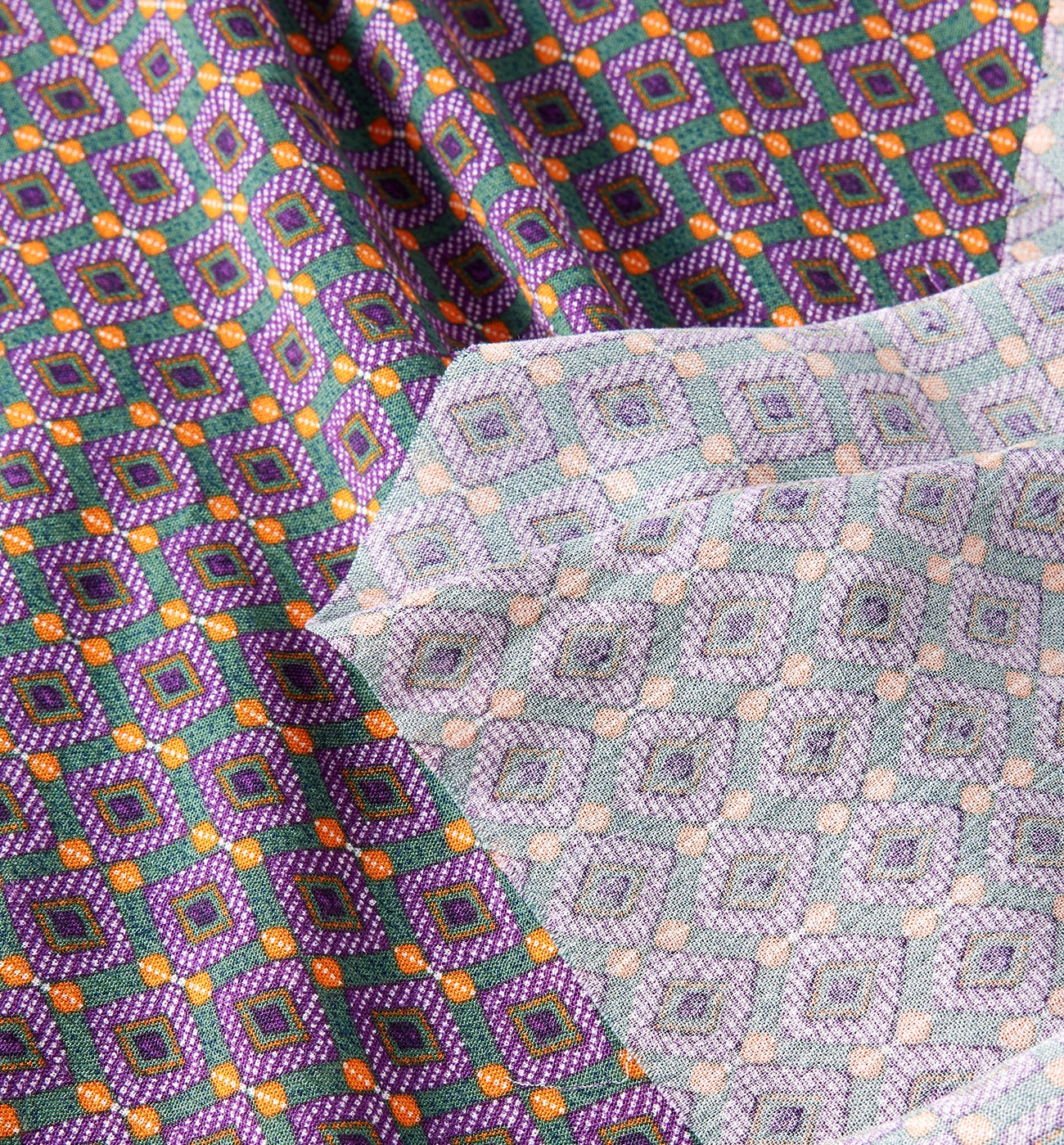 2m ecoviscose fabric cut - Navy blue print