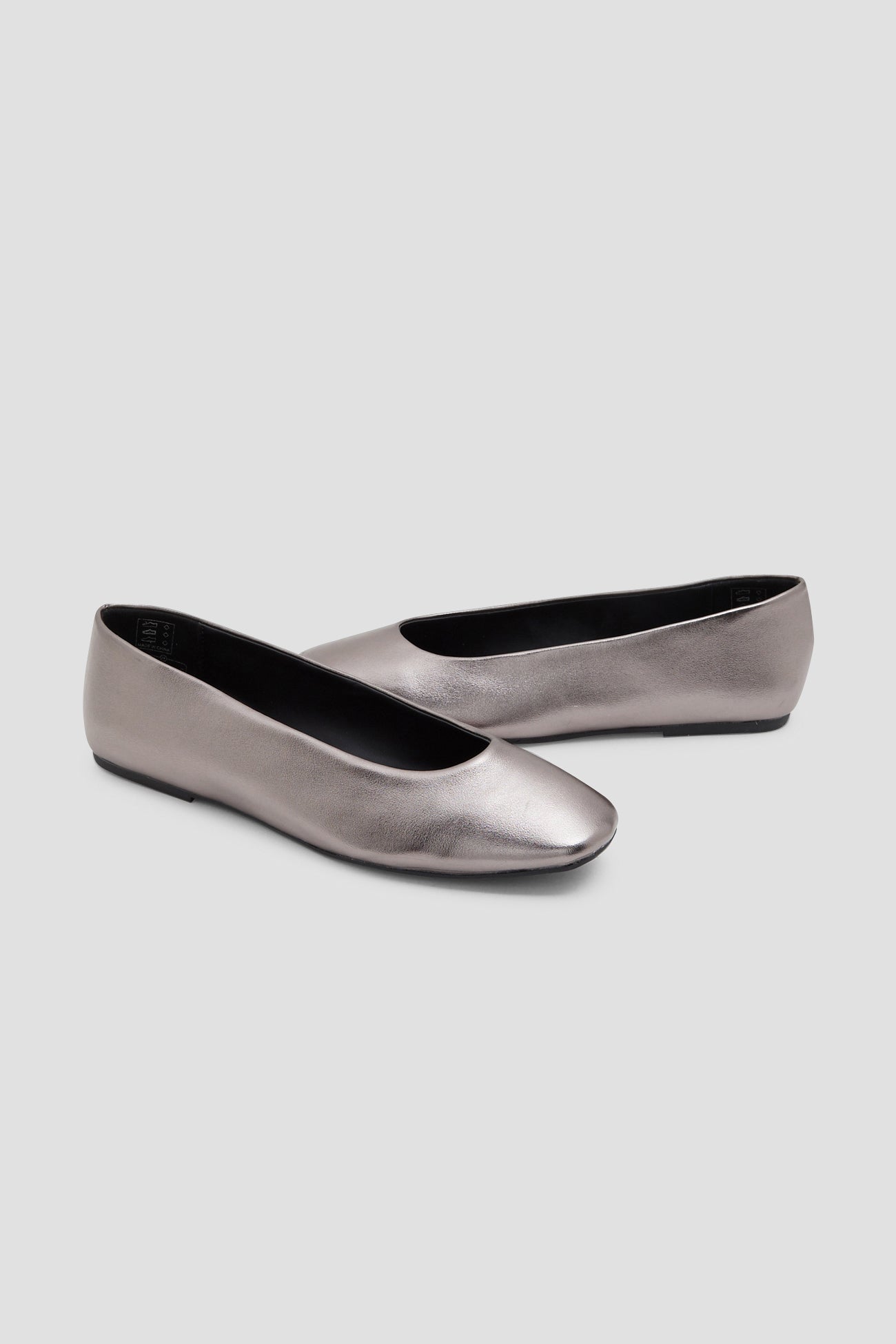 Glitzy ballerinas - Silver