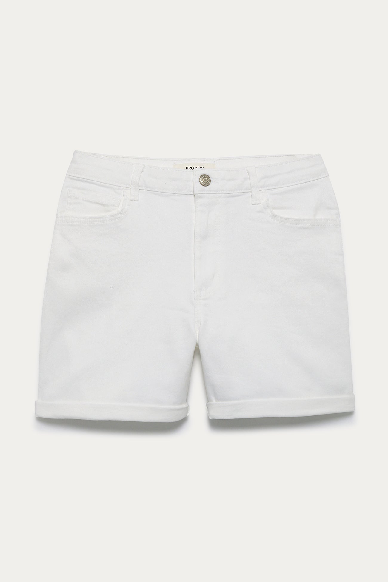 Denim shorts - White