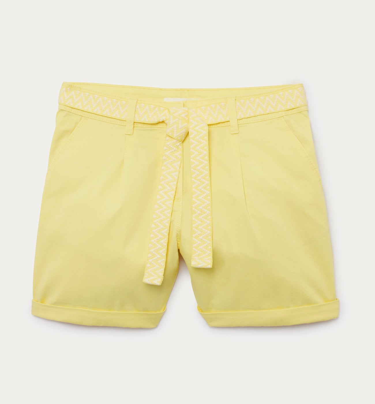 Pleat shorts belt - Lilac