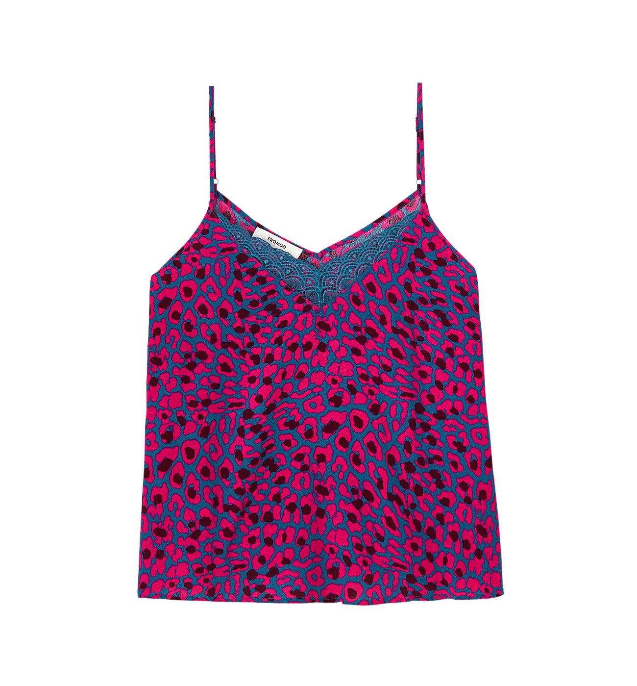 Patterned strappy top - Ecru