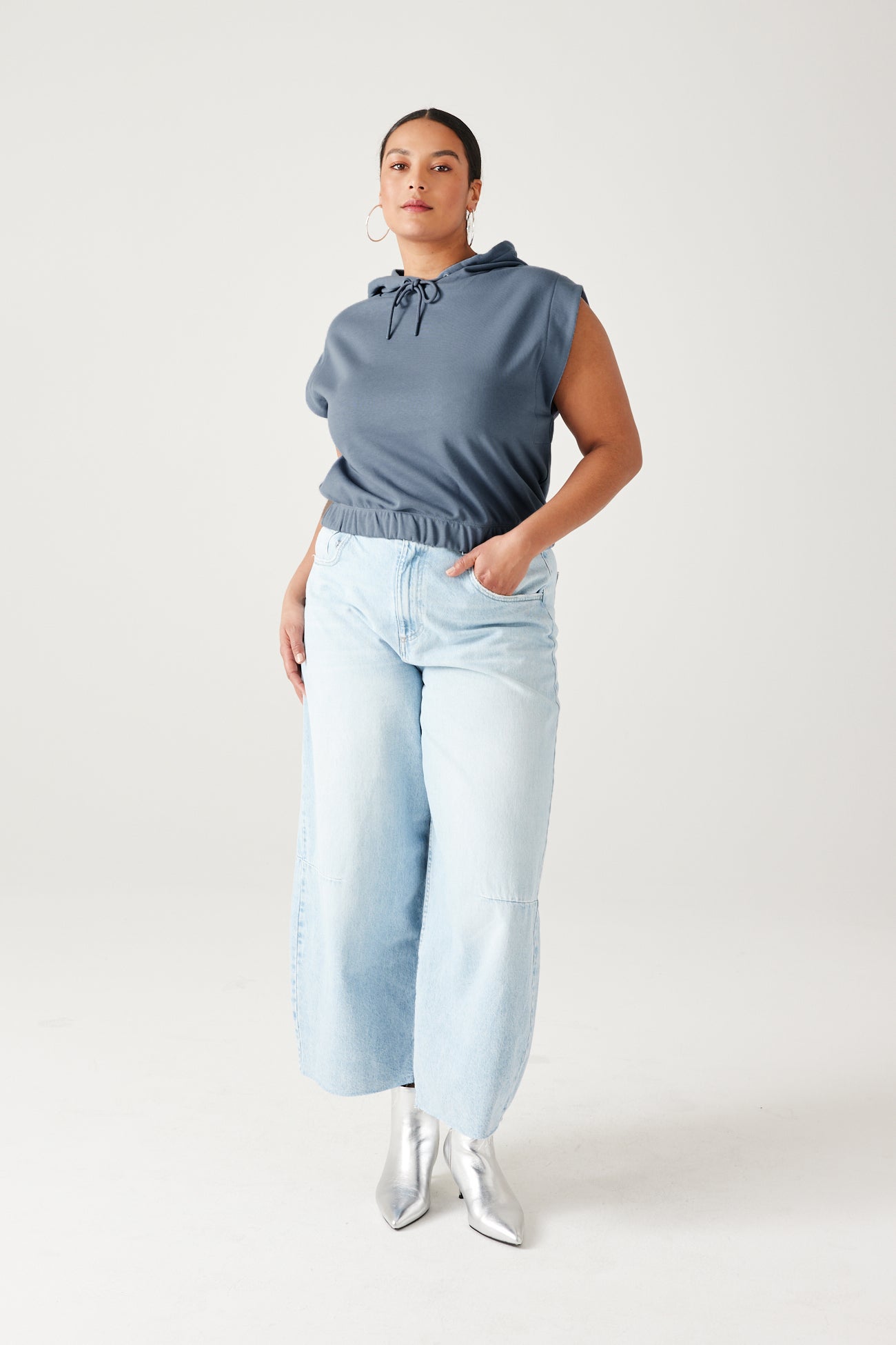 Hooded sweatshirt - Blue