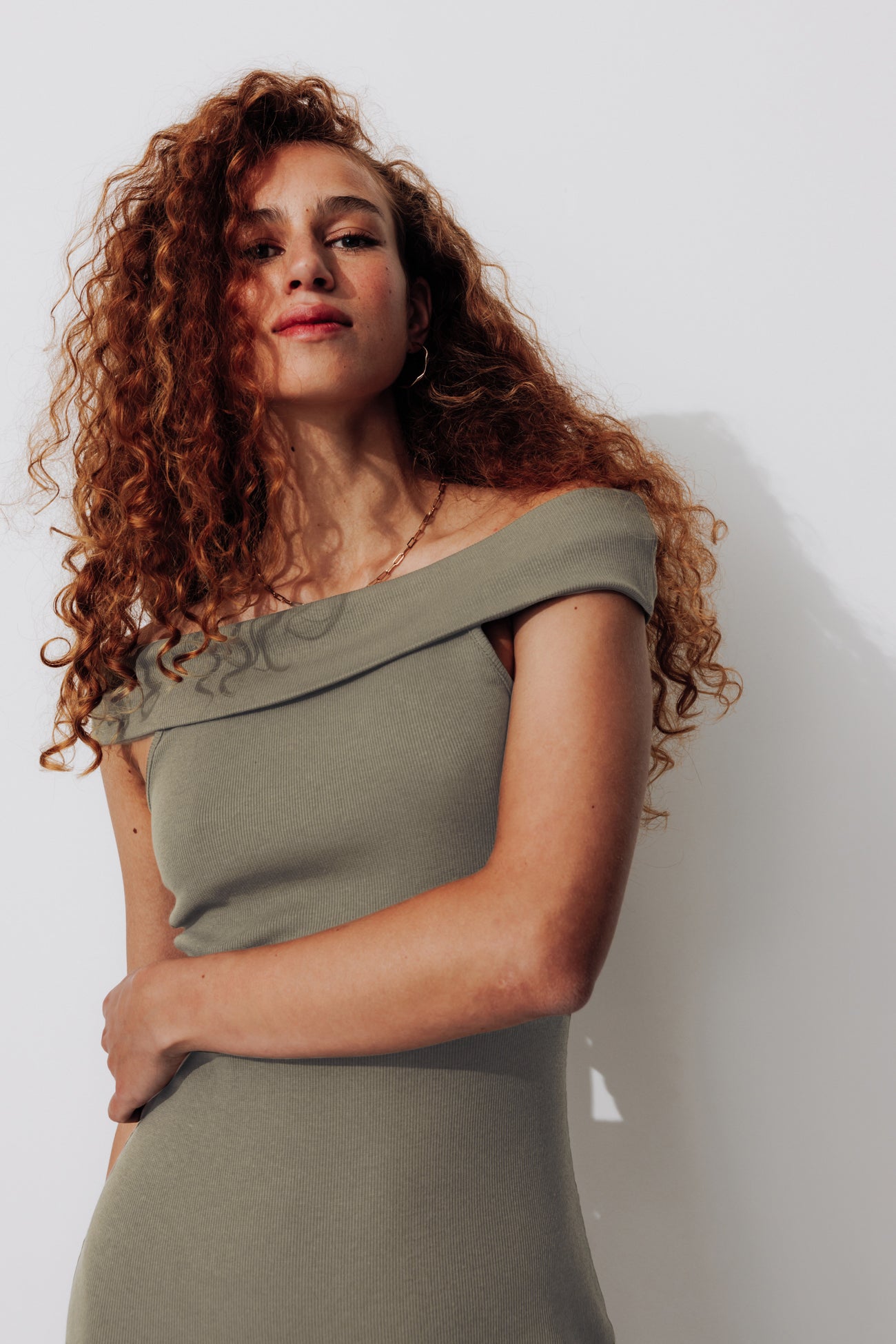 Bardot neckline top - Black