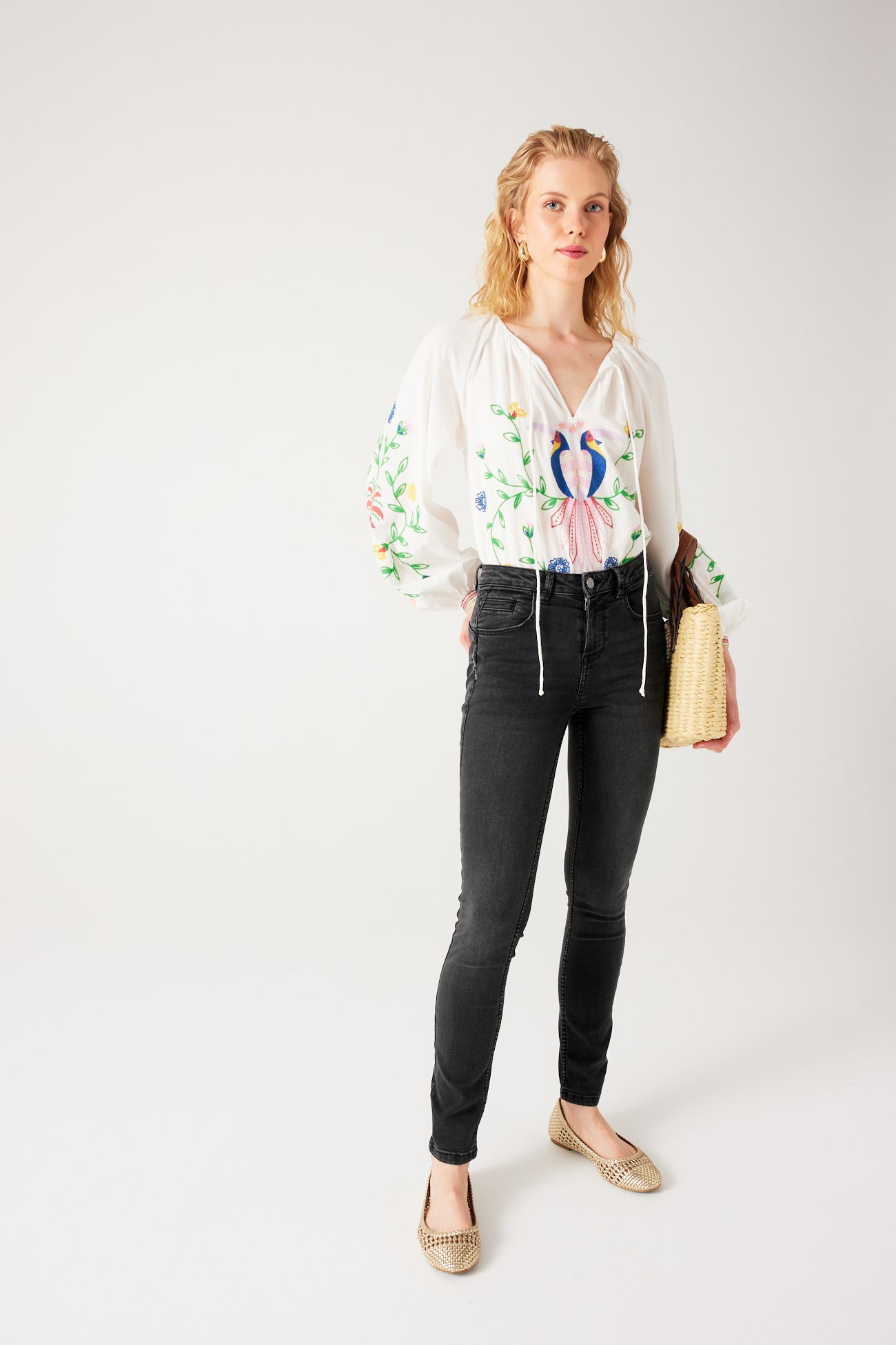 ERNEST push-up skinny jeans - Black denim