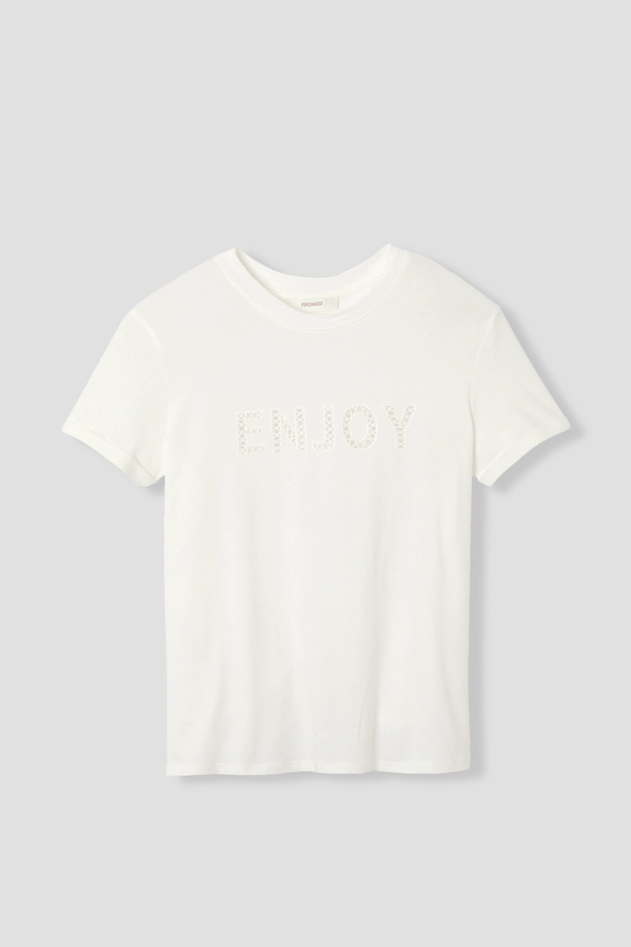 Slogan t-shirt - Ecru