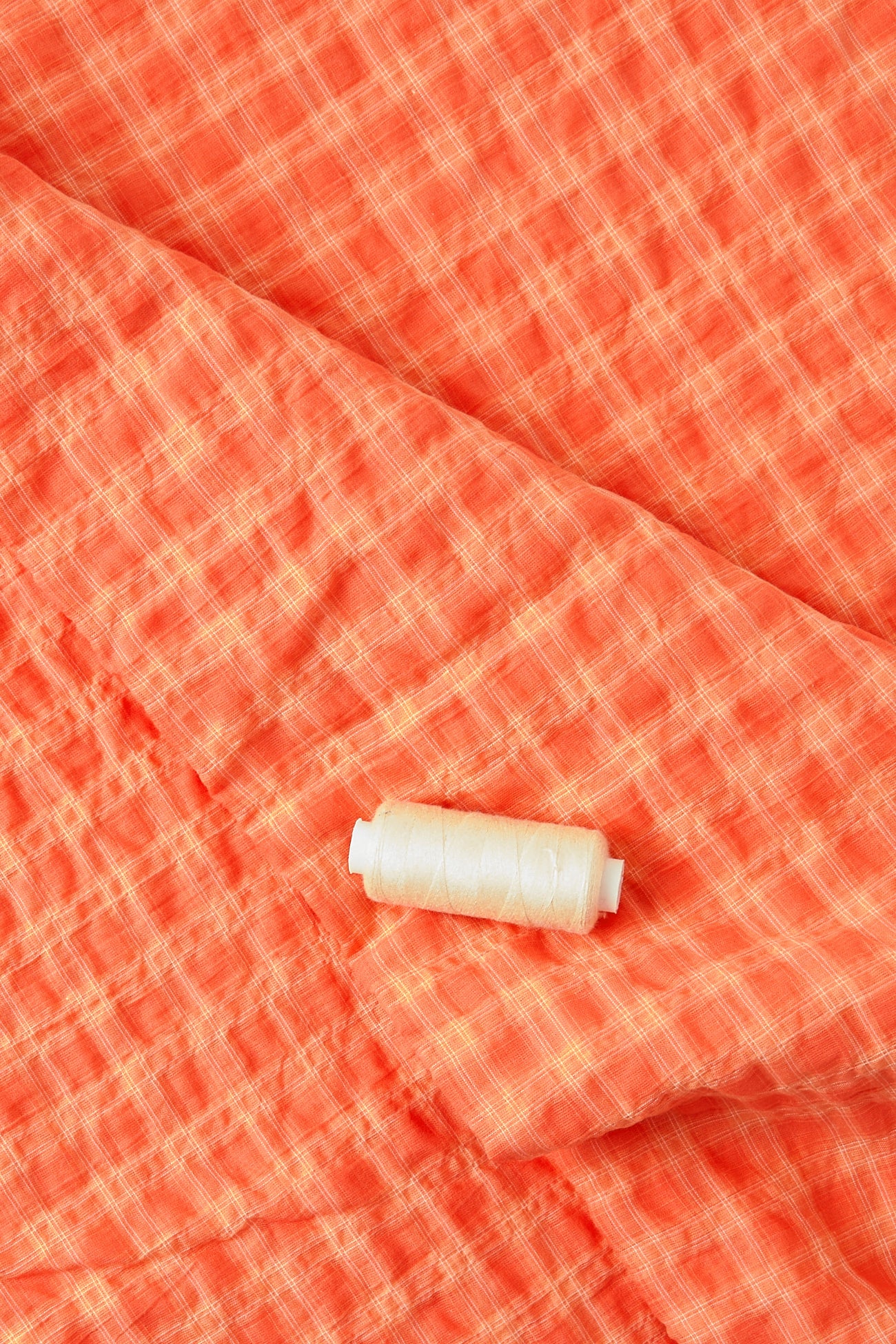 3m cotton-polyester fabric cut - Lilac checks