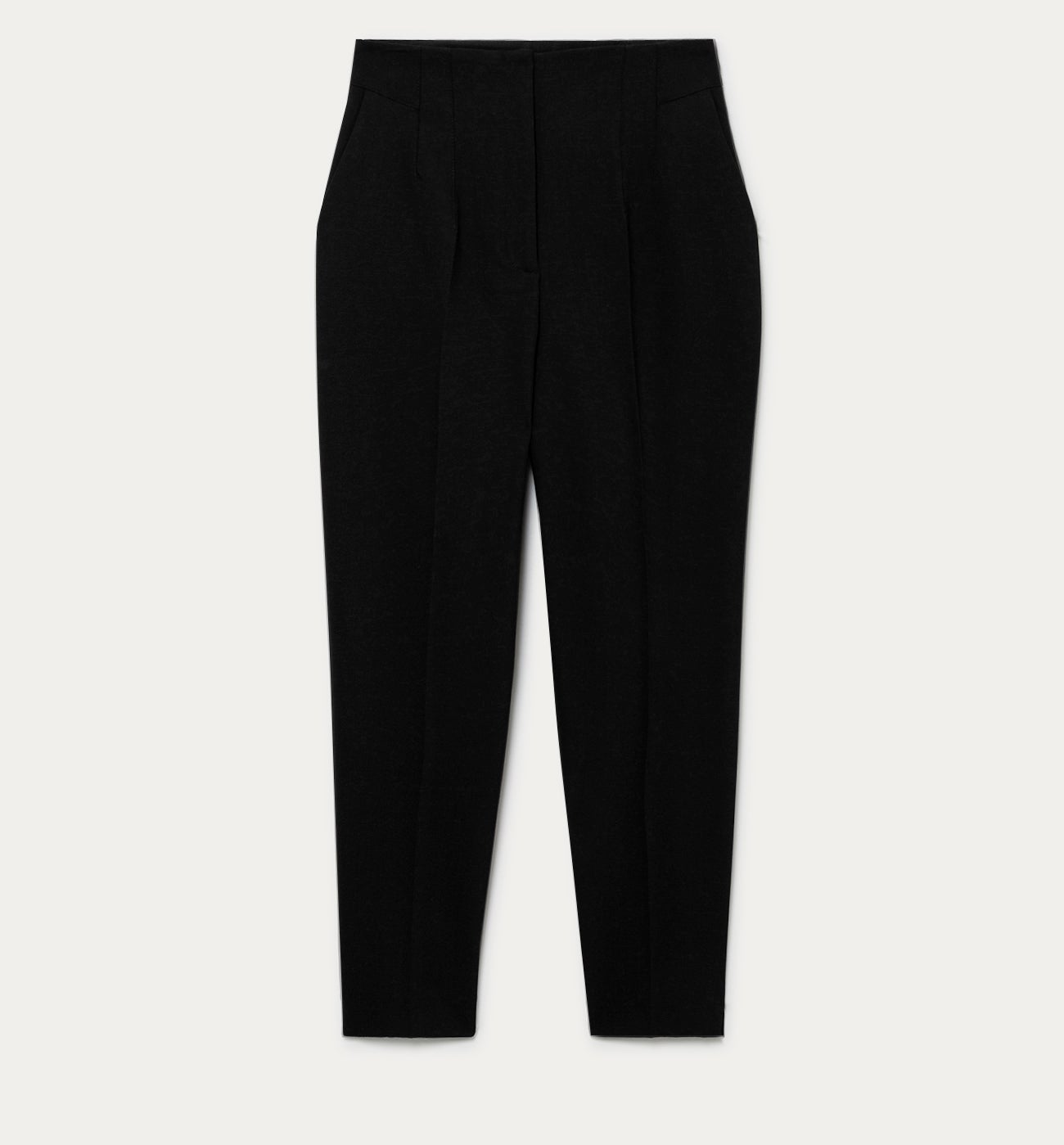 Short cigarette trousers - Beige