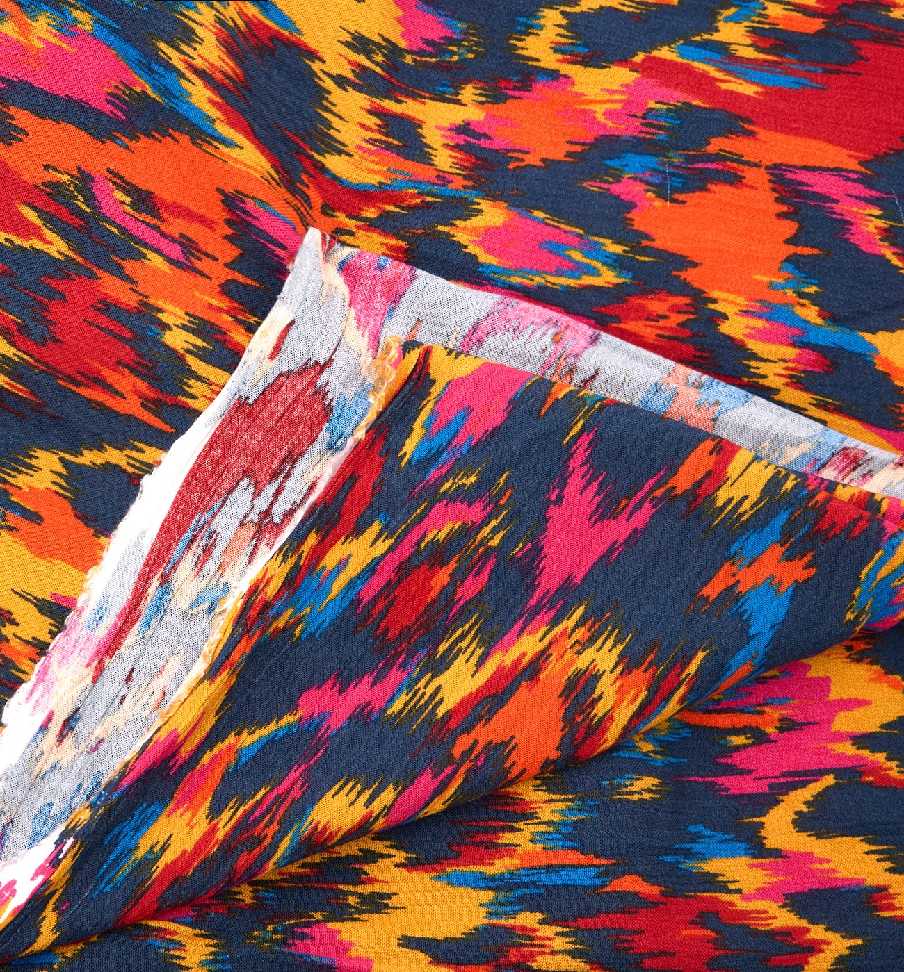 2m crinkle viscose fabric cut - IMPRIME GAZON