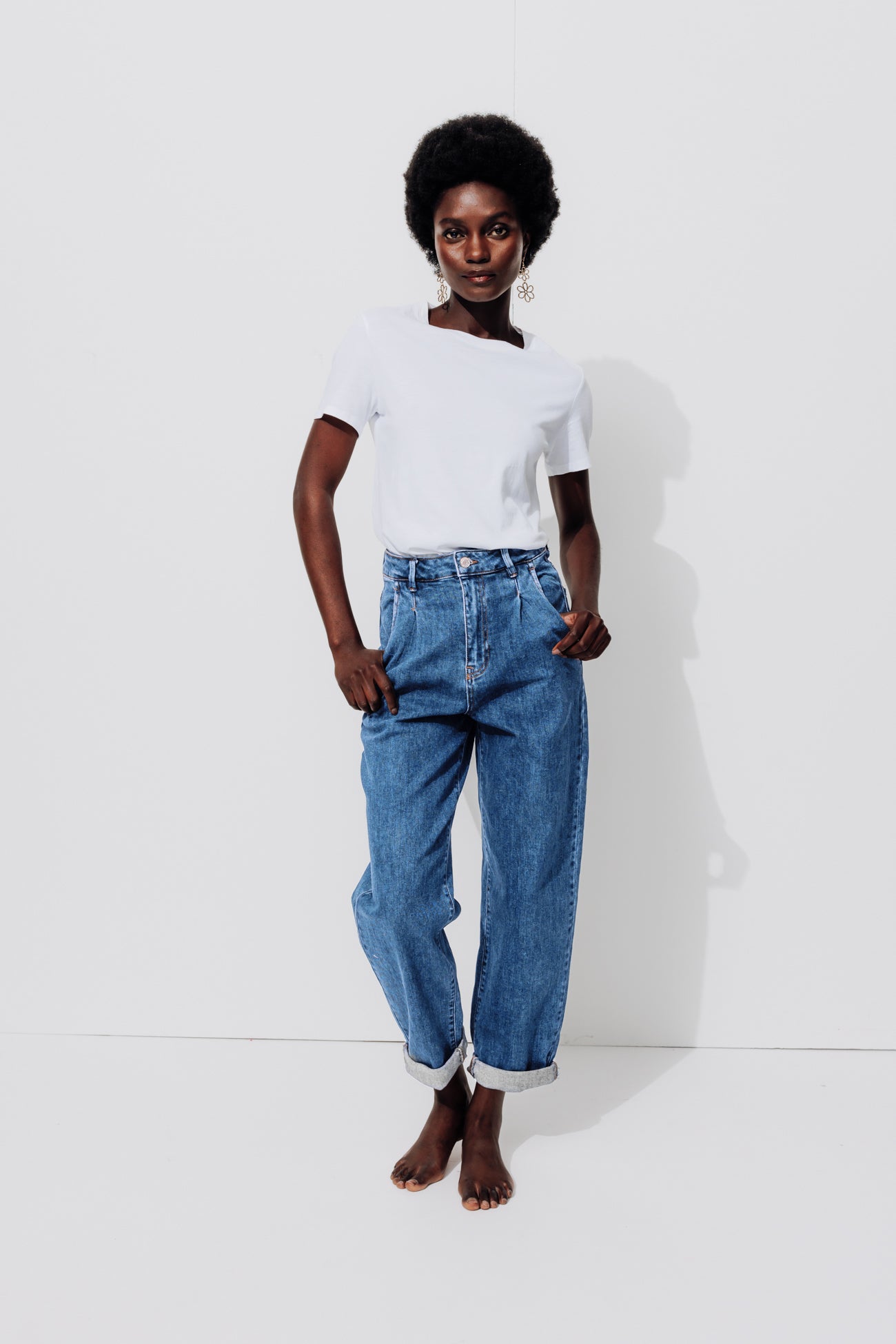 OSCAR slouchy jeans - Medium denim