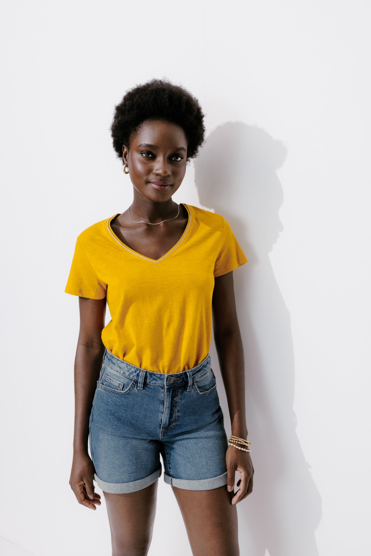 Denim shorts - Medium denim