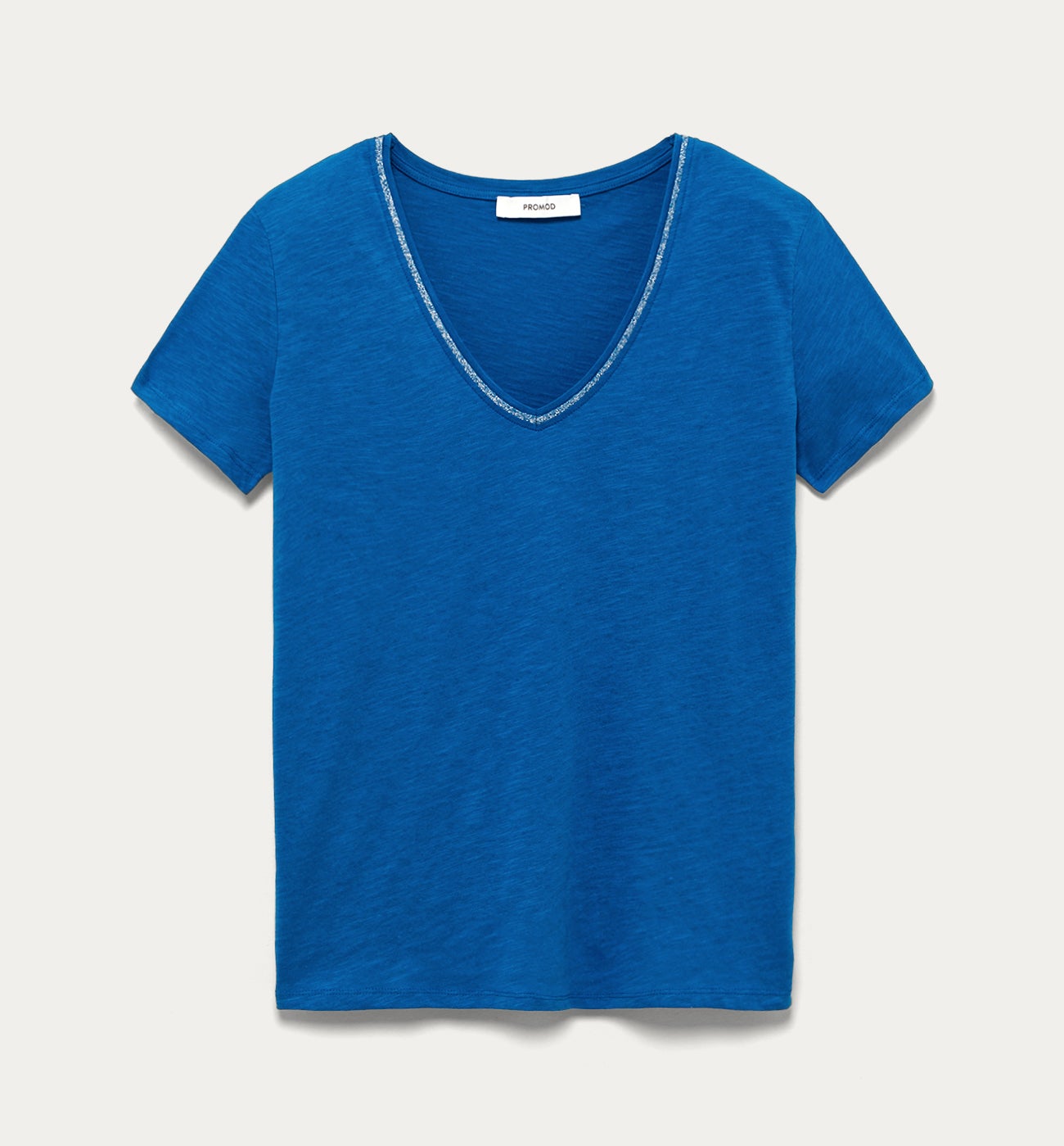 V-neck top - Raspberry red