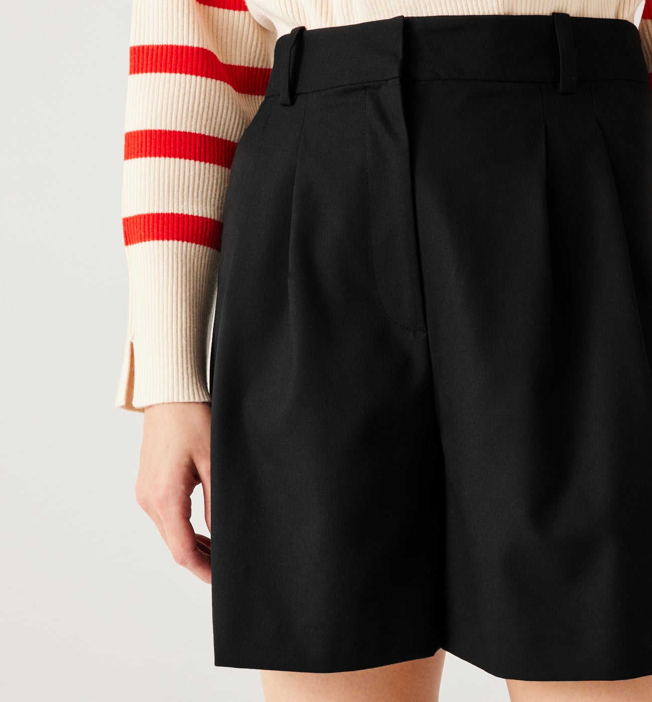 Tailored shorts - Beige