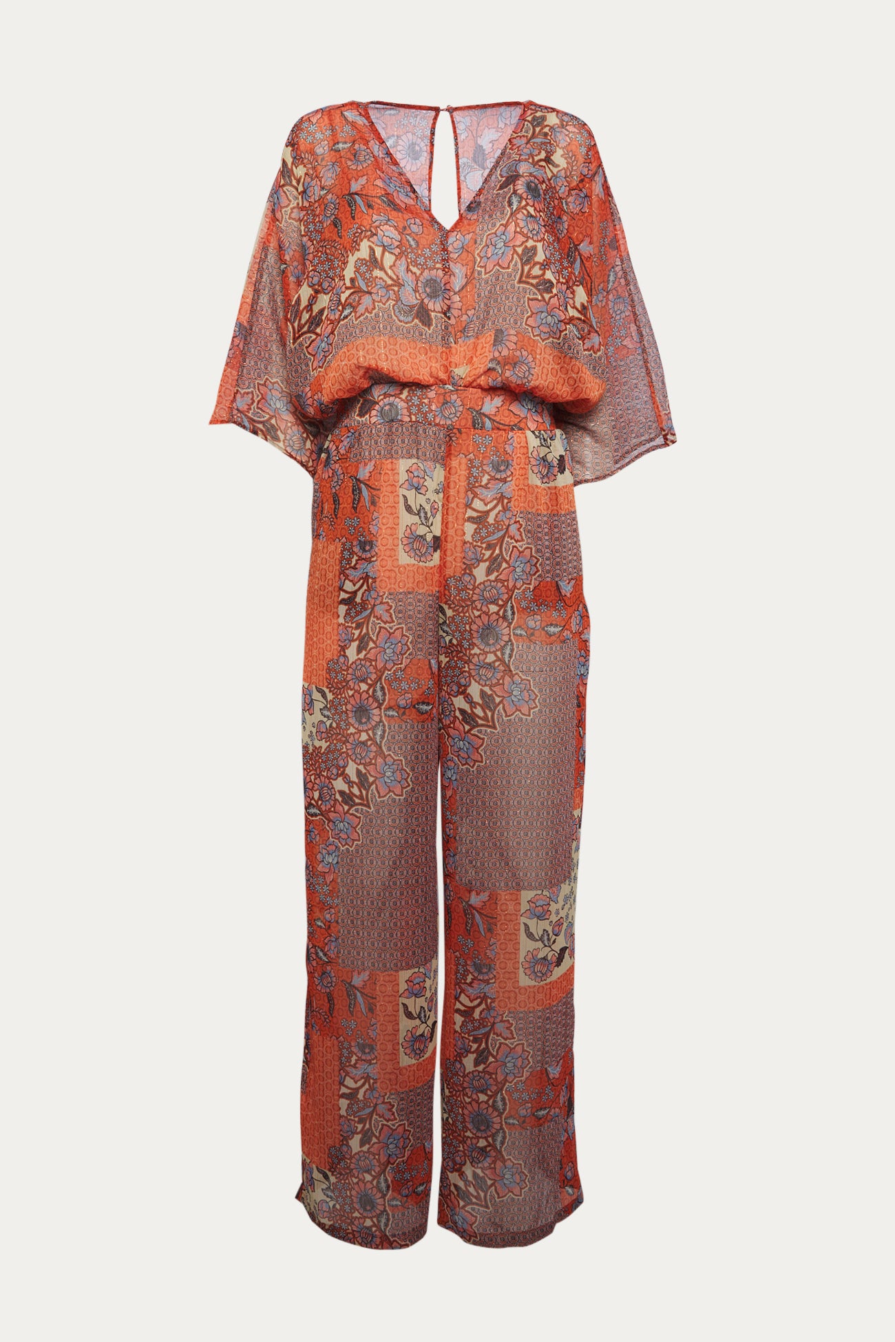Patterned jumpsuit - Multicolour print
