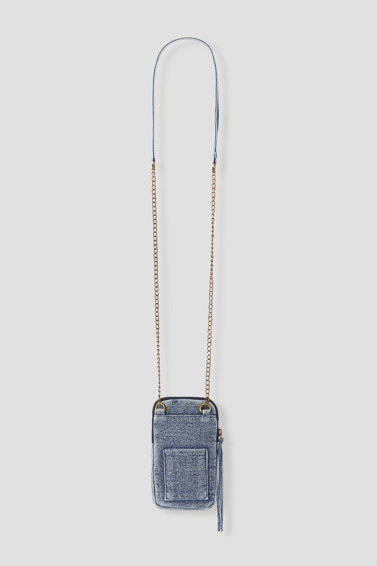 Smartphone denim mini bag - Blue