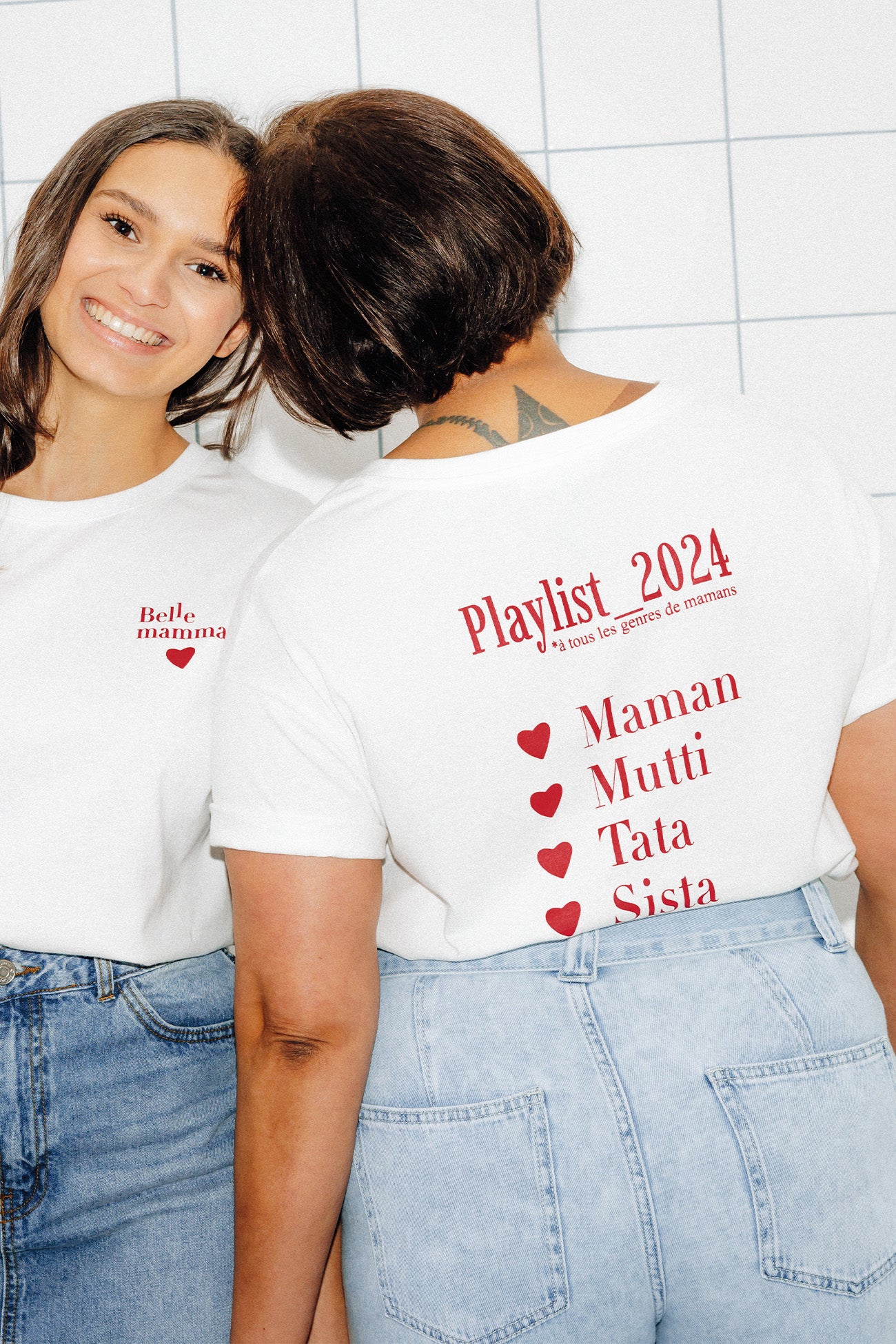 Mother's Day t-shirt - Ecru print