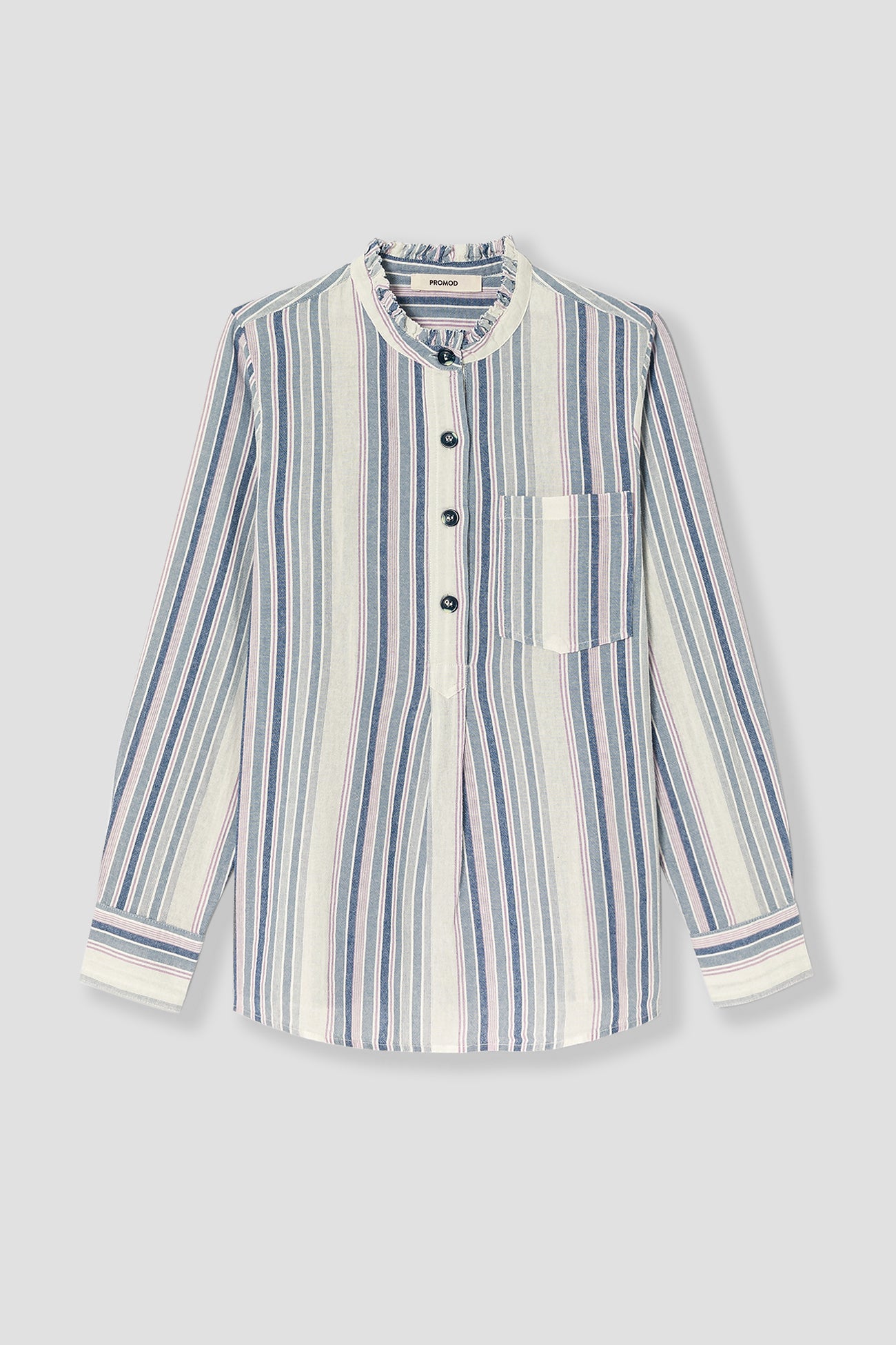 Striped shirt - Navy blue stripes