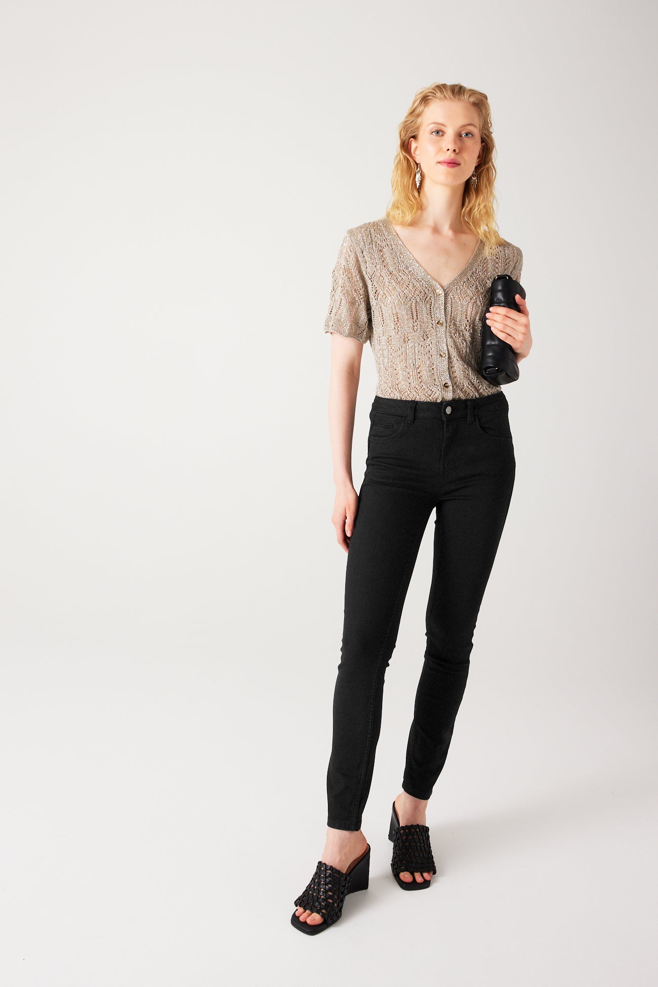 ERNEST push-up skinny jeans - Black