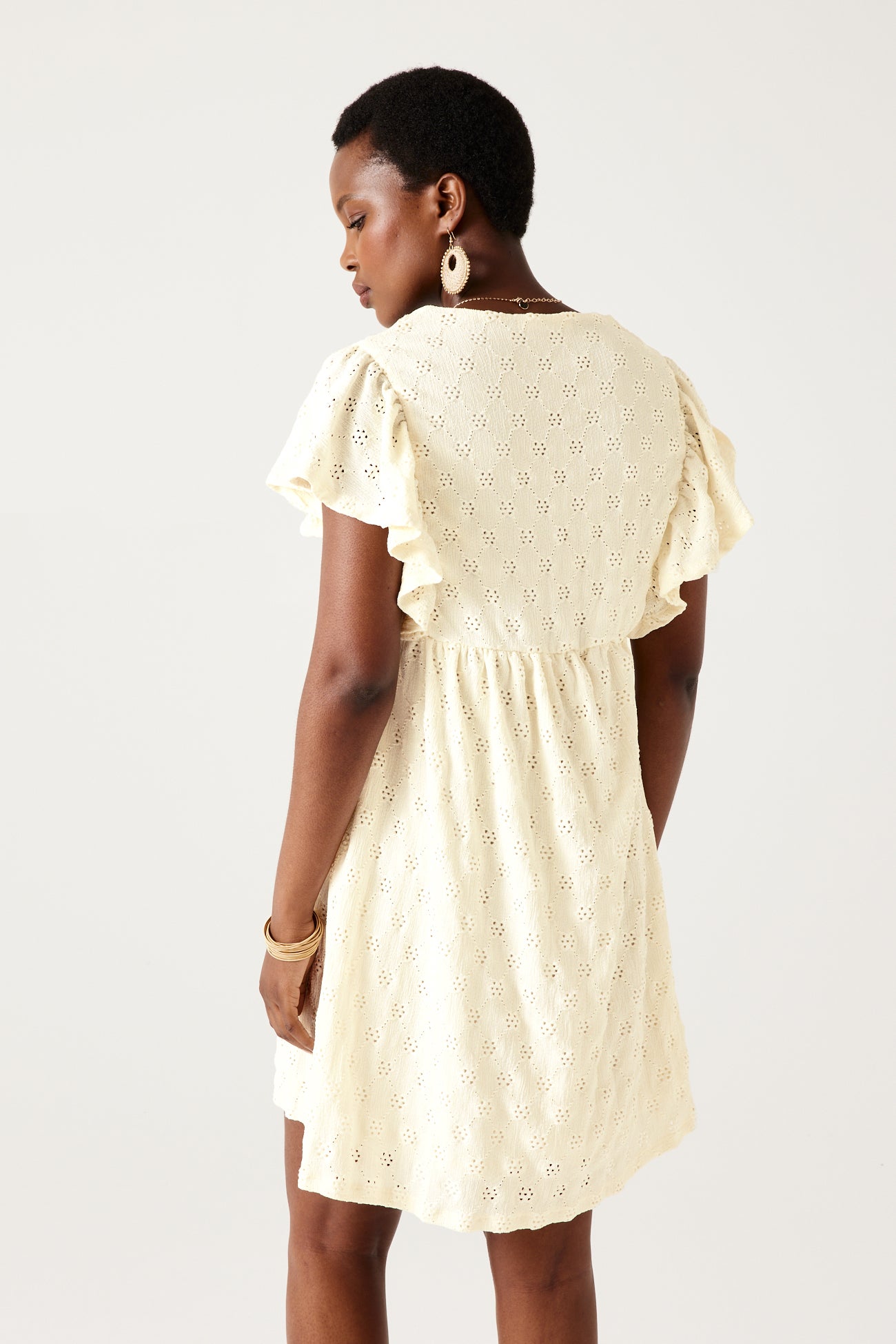 Short babydoll dress - Black