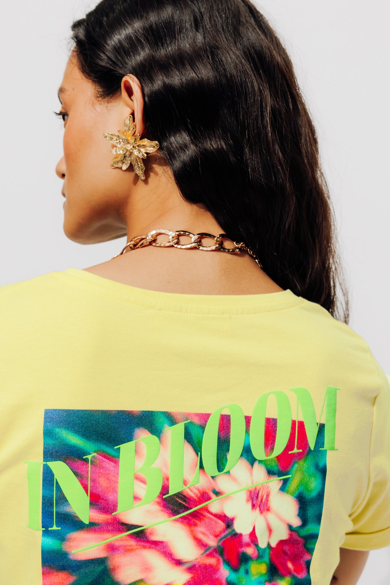 Front motif top - Multicolour print