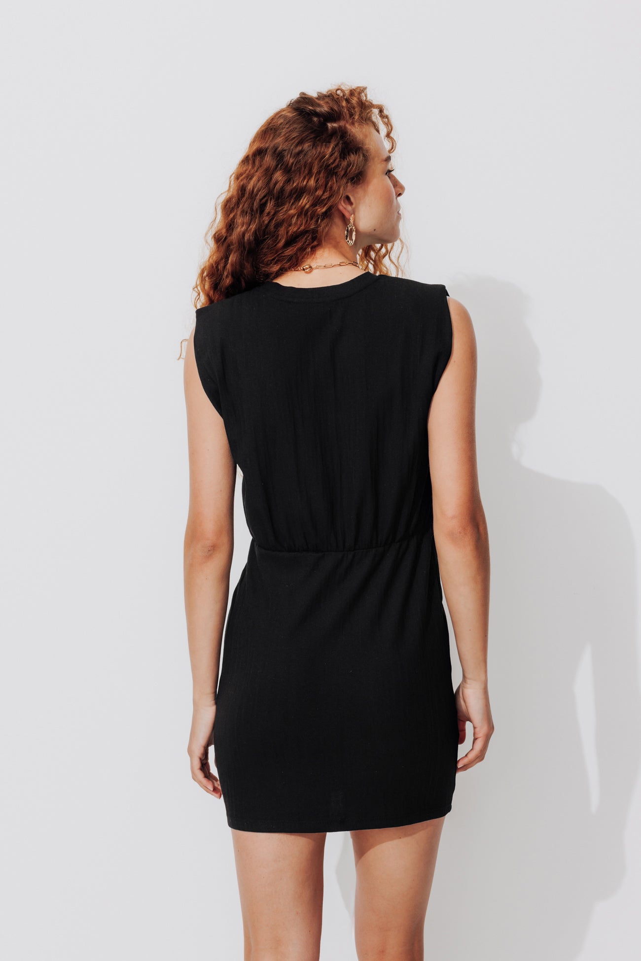Sleeveless dress - Black