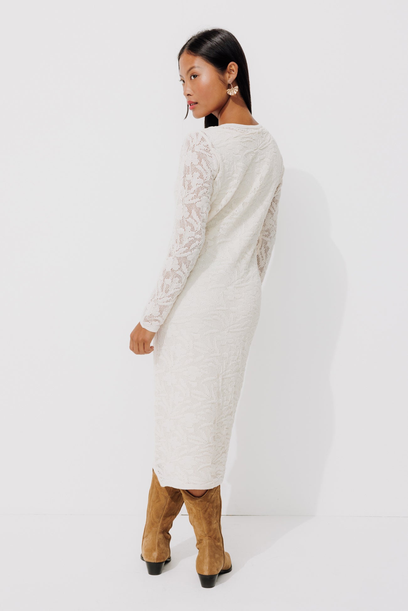 Crochet dress - Ecru