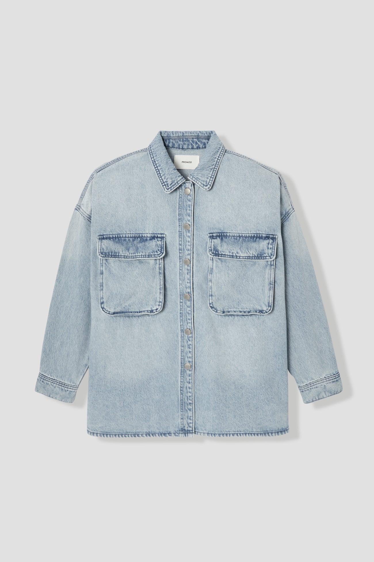 Oversized denim shirt - Medium denim