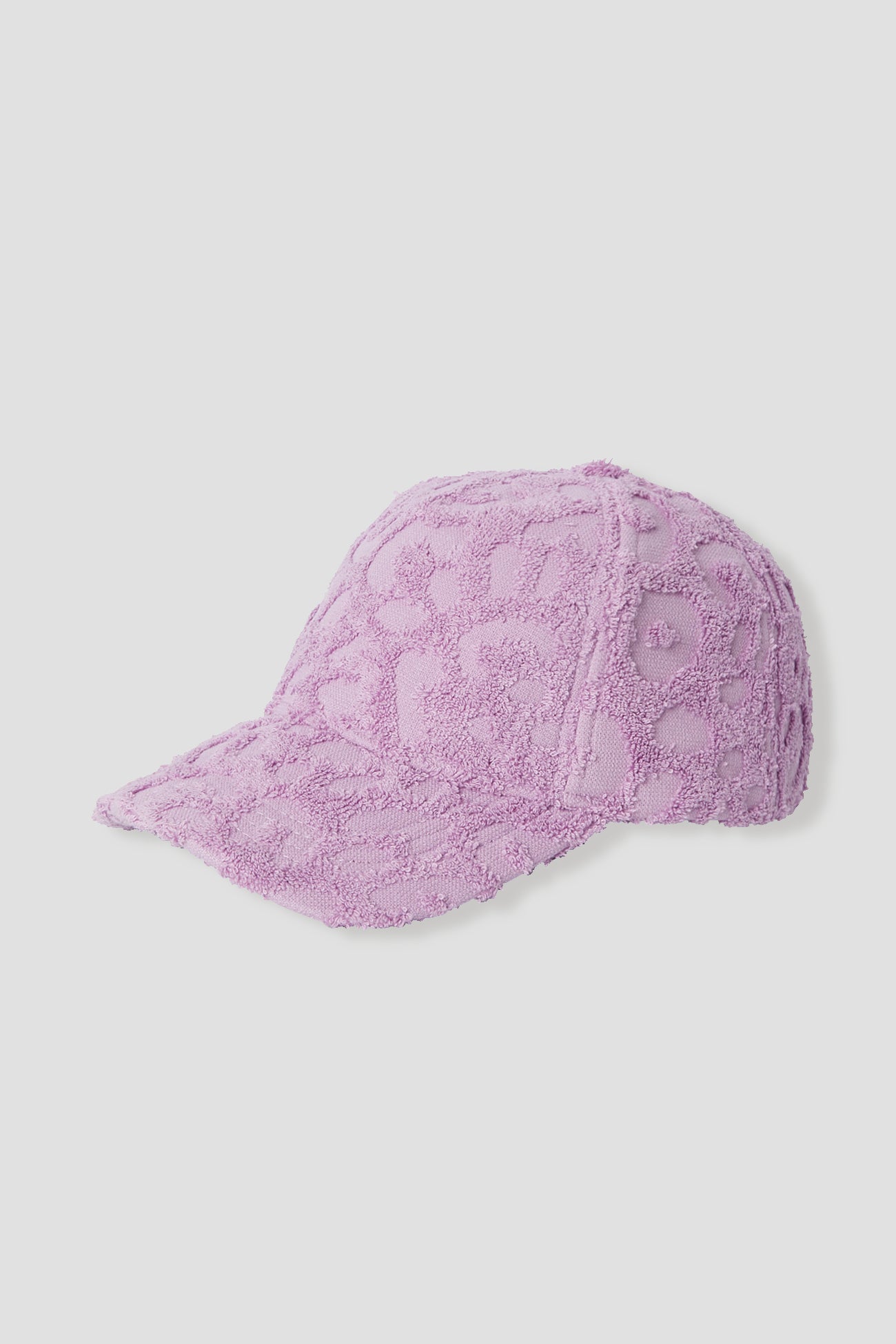 Towelling baseball cap - Light violet