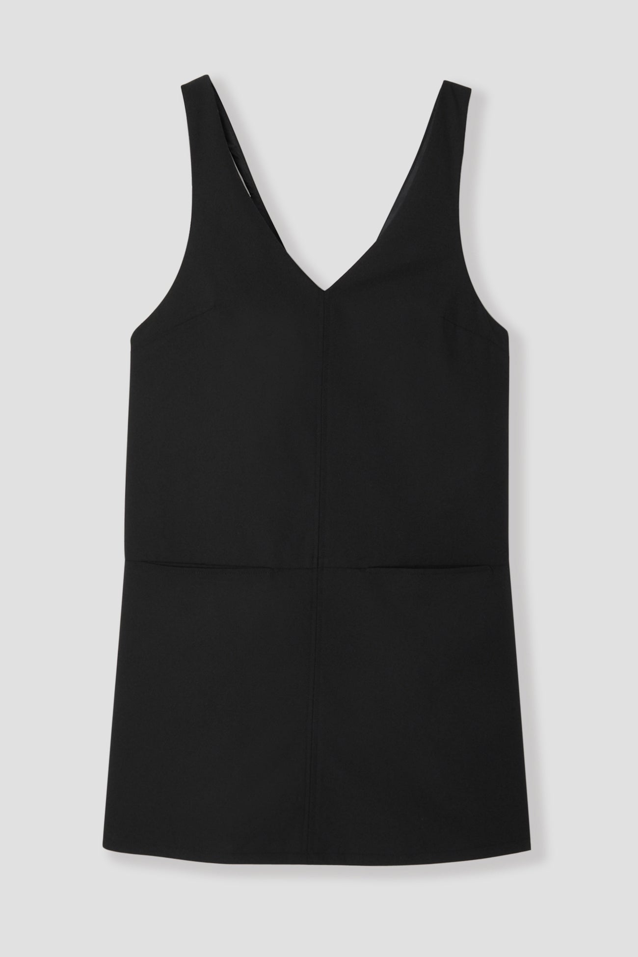 A-line strappy dress - Black