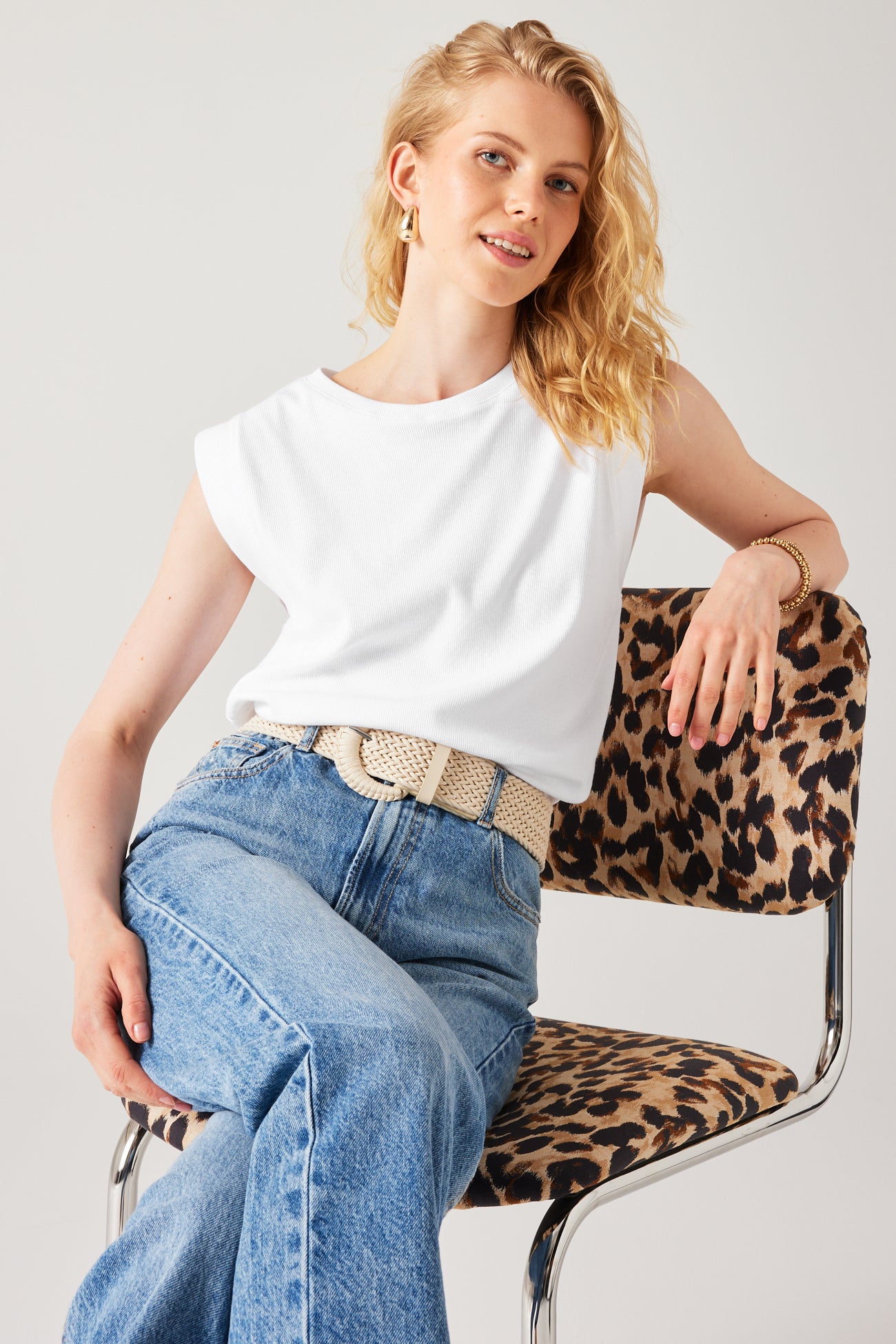 Sleeveless t-shirt - Black