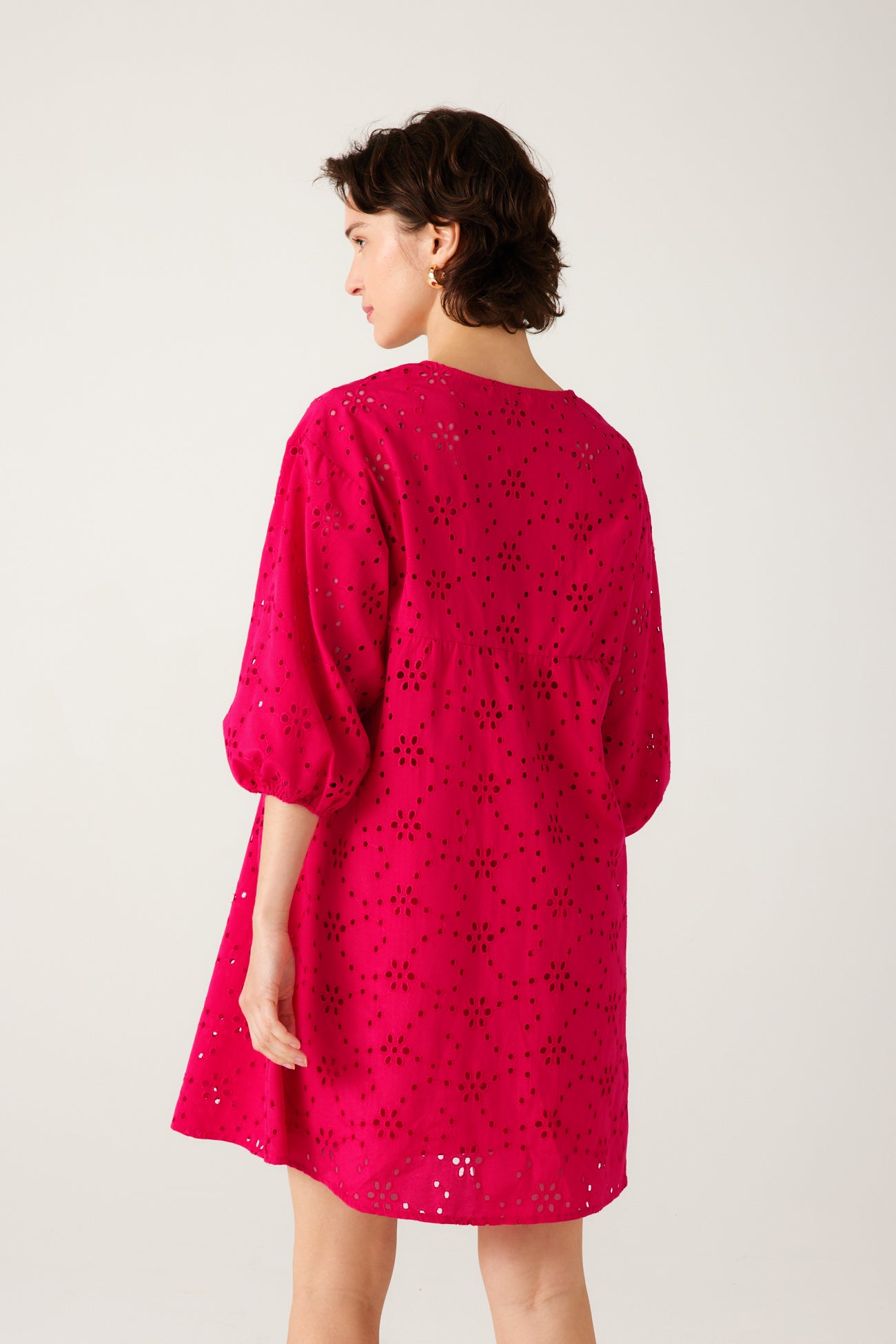 Broderie anglaise dress - Black