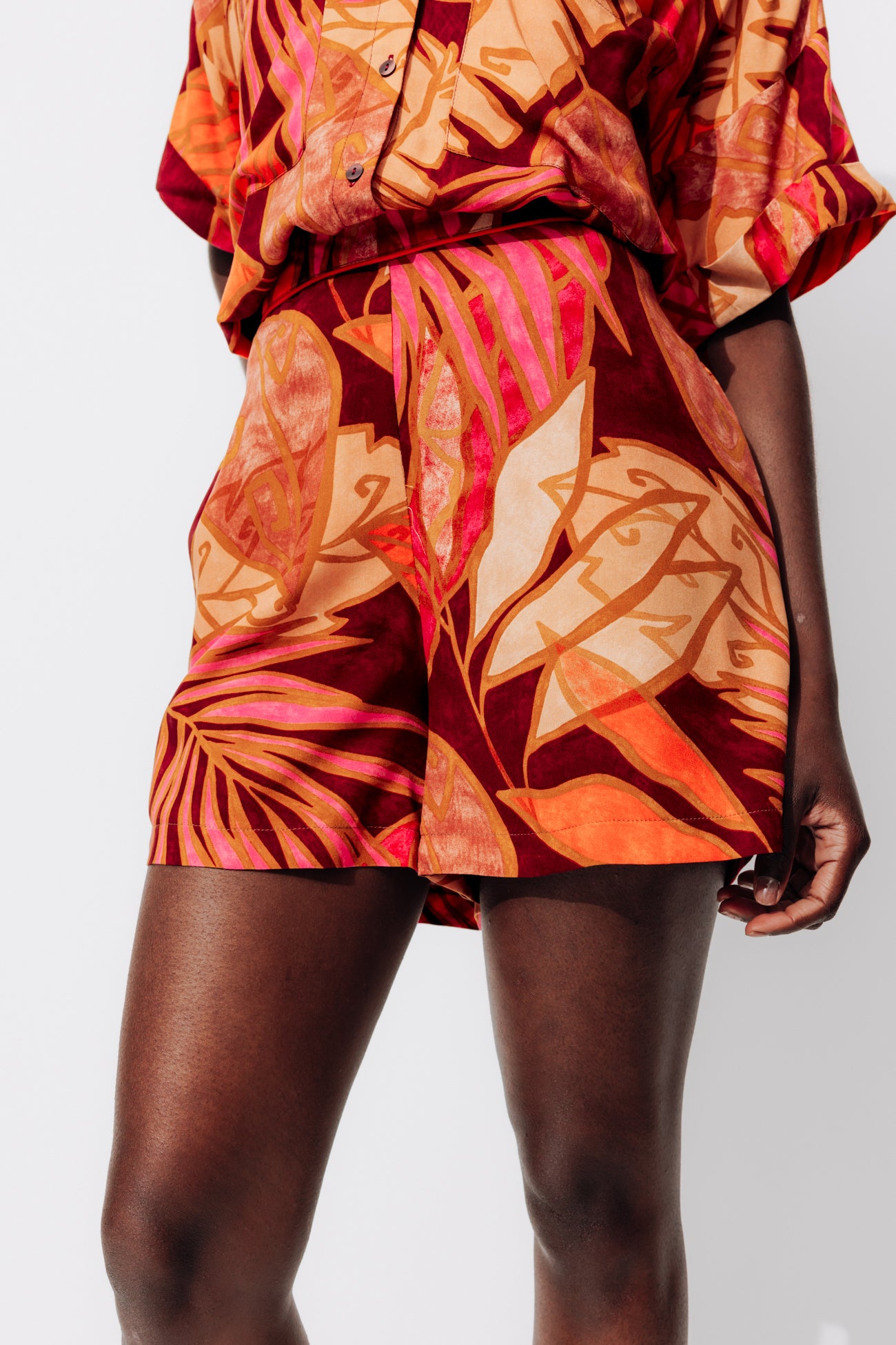 Patterned shorts - Multicolour print