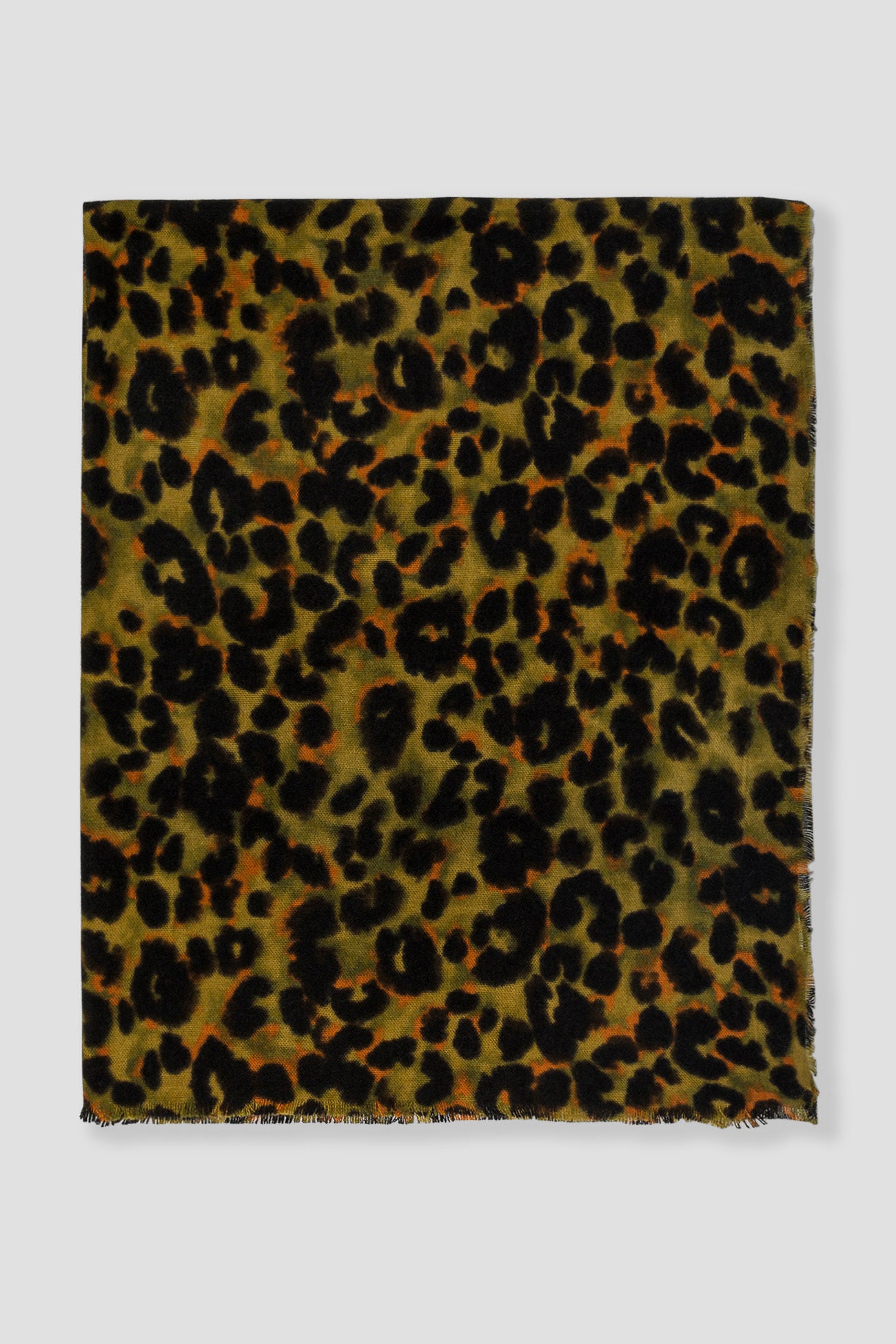 Leopard scarf - Khaki print