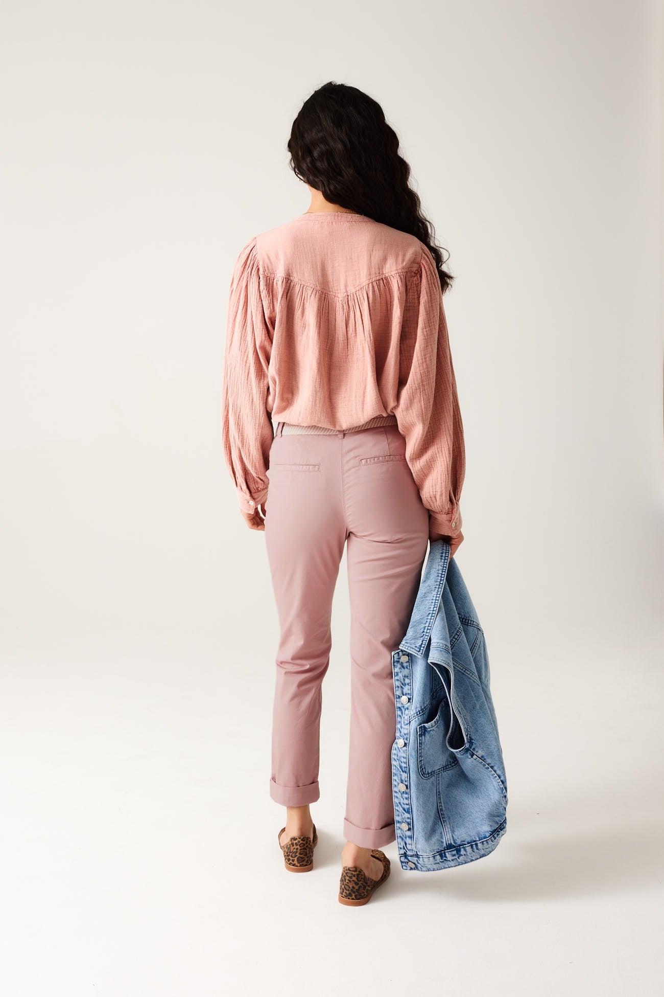 Belted chinos - Ochre