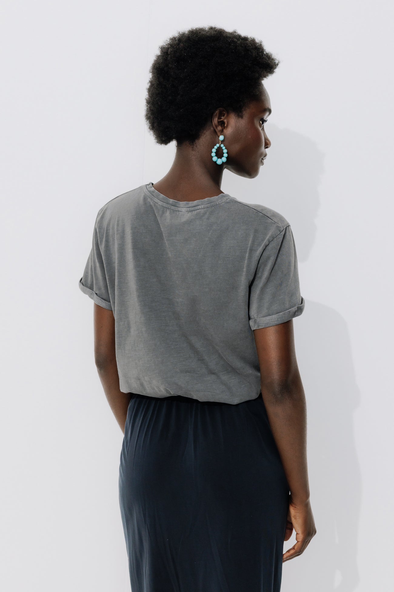 T-shirt with glitzy slogan - Multicolour print