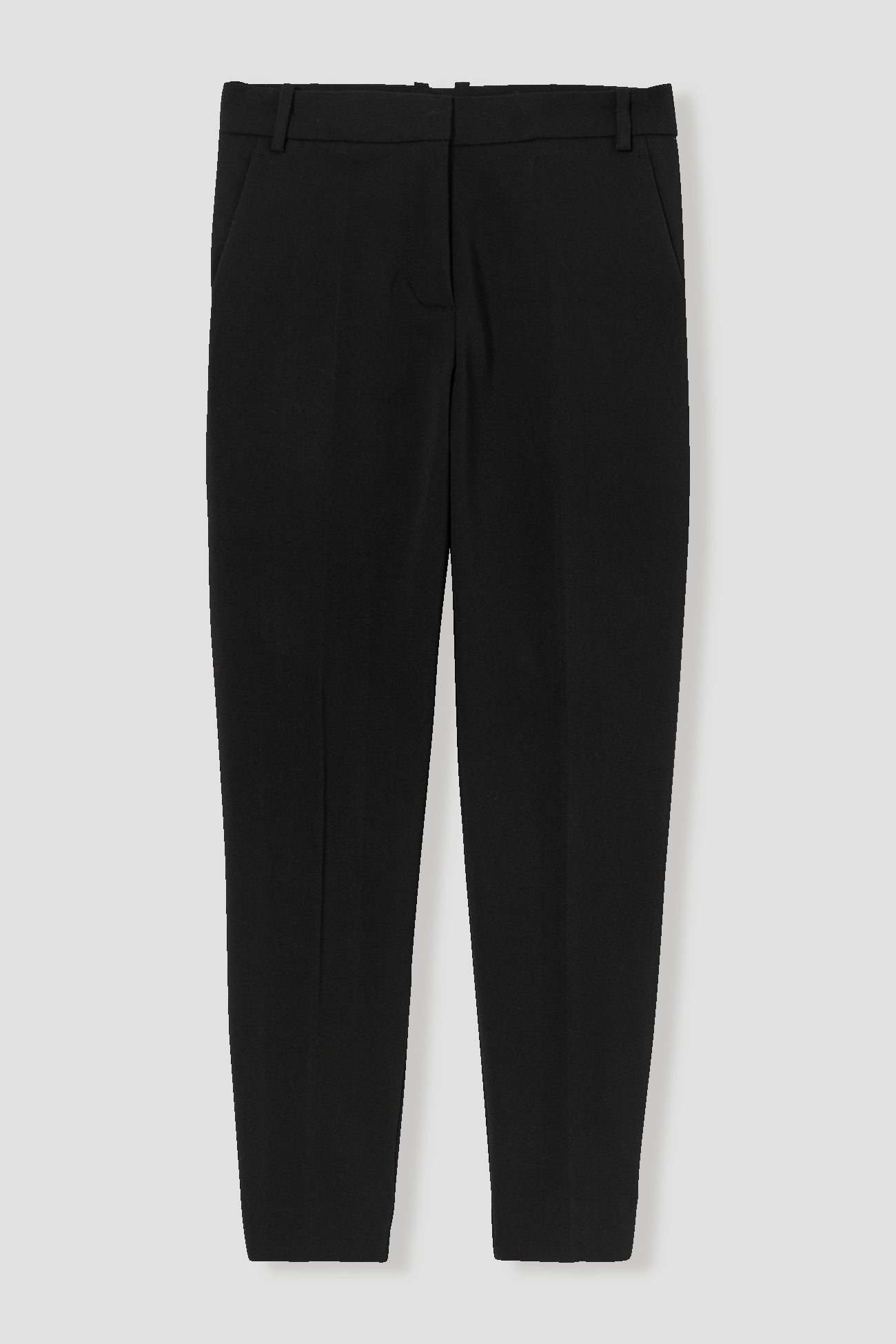 Plain cigarette trousers - Navy blue