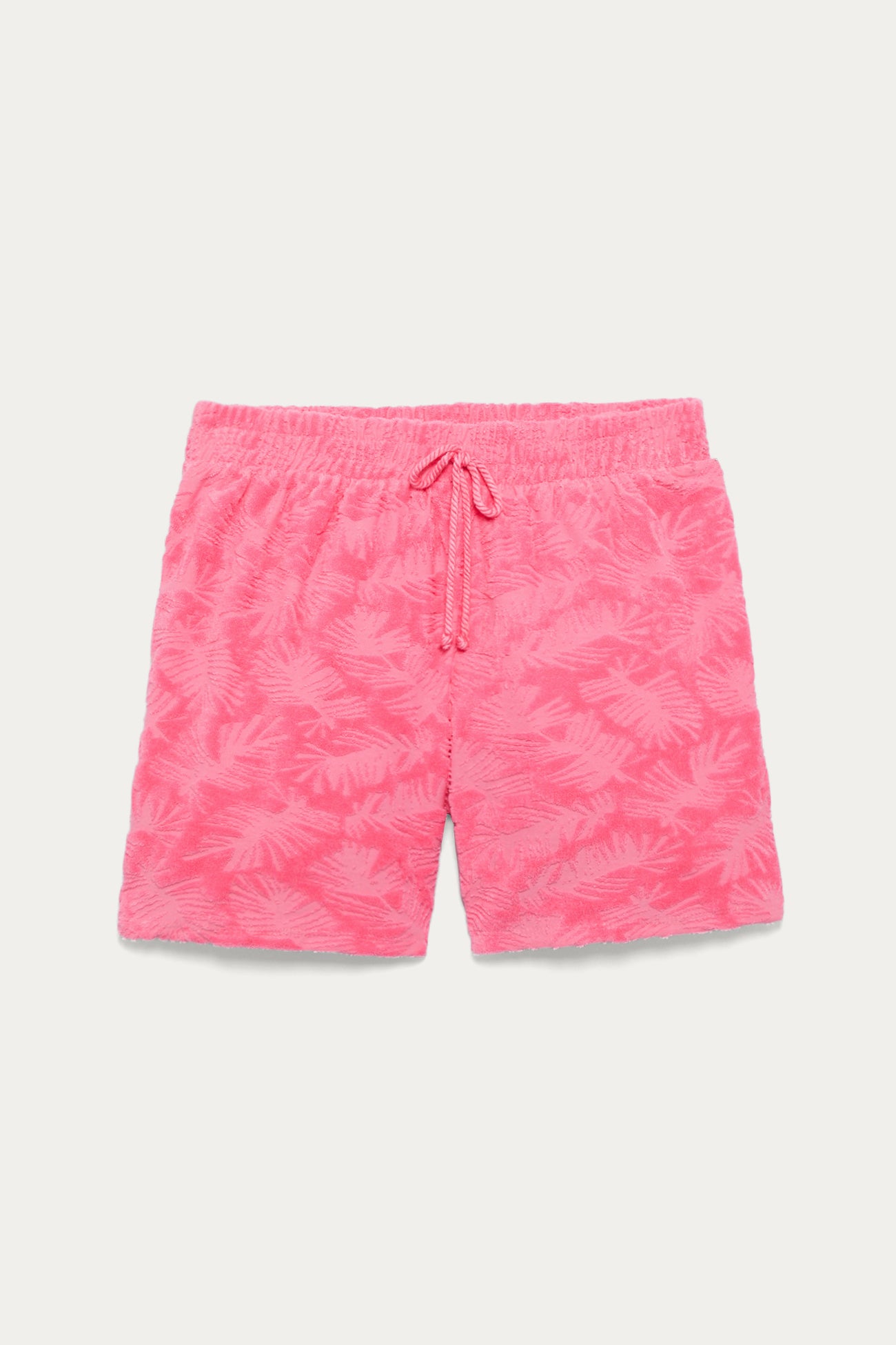 Towelling shorts - Neon pink