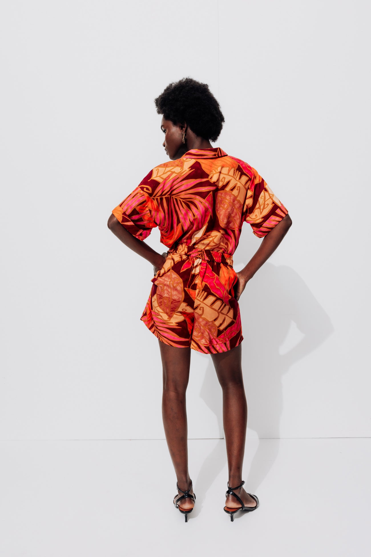 Patterned shorts - Multicolour print