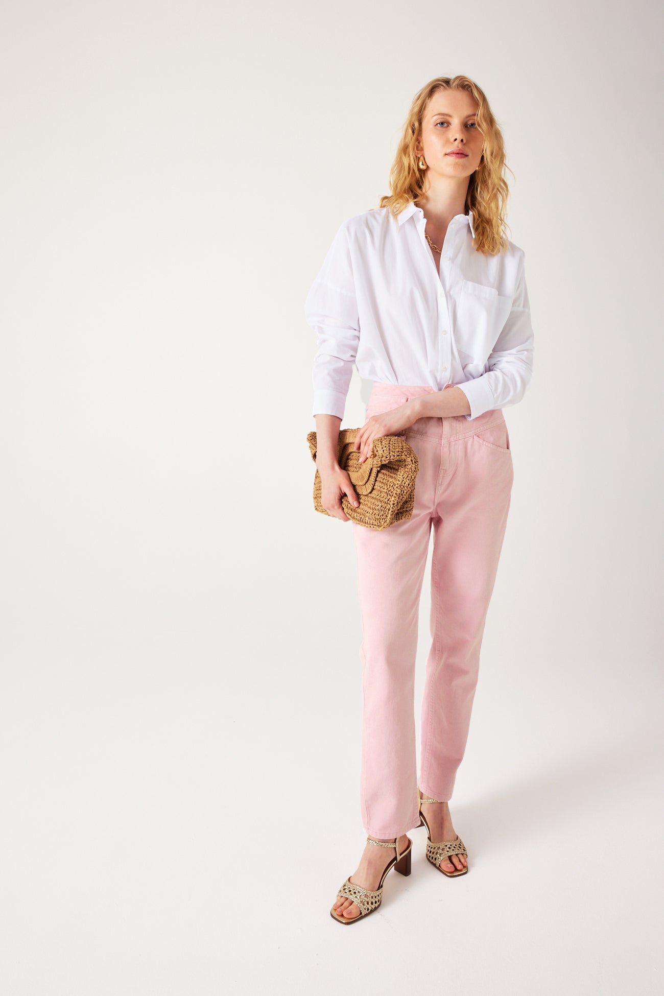 MARCEL coloured jeans - Turquoise