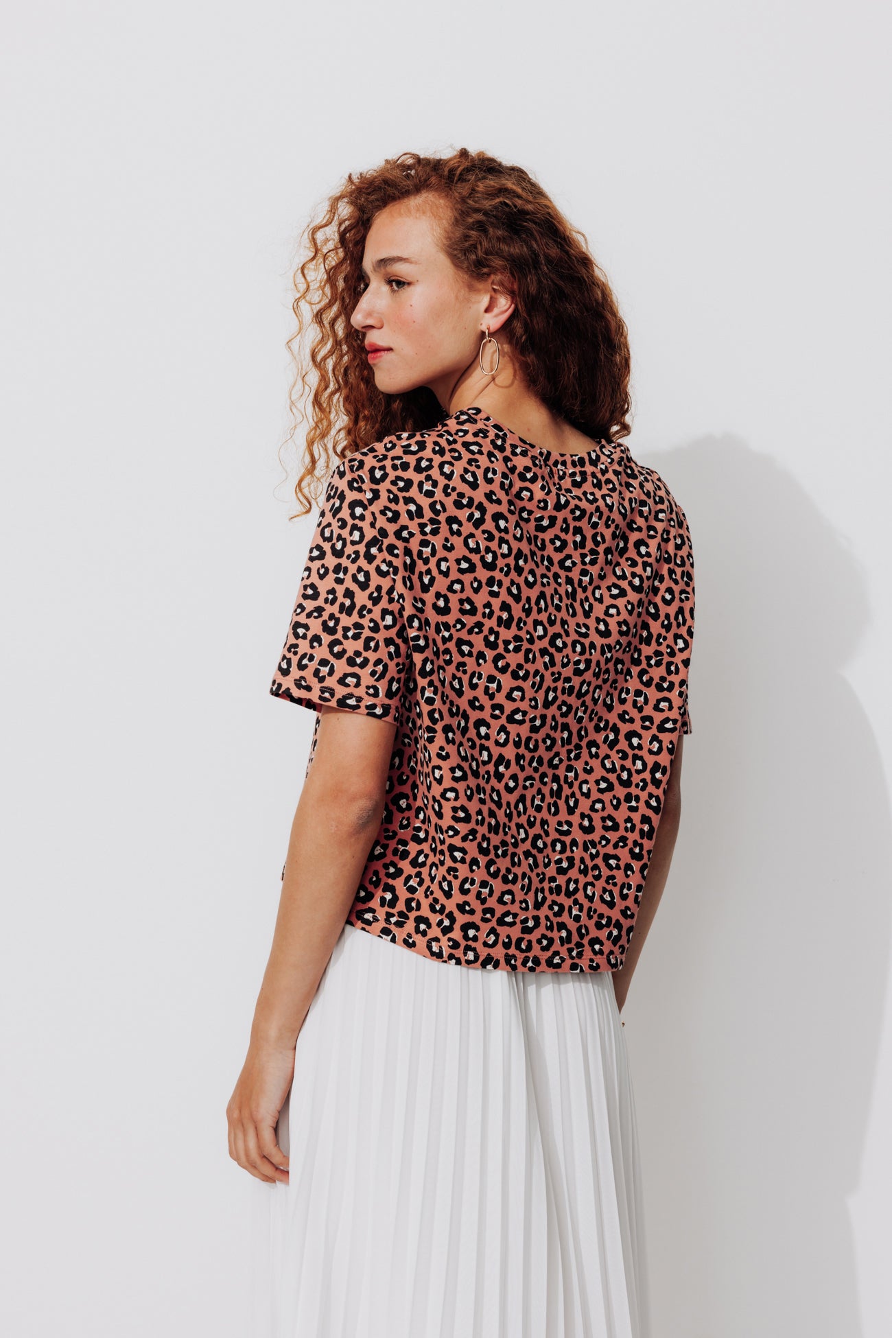 Leopard t-shirt - Multicolour print