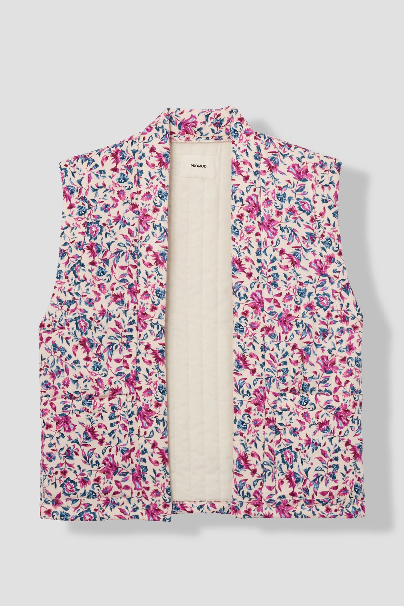Patterned padded jacket - Multicolour print